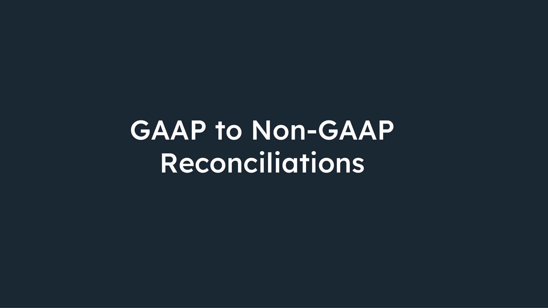 to non reconciliations | Hubspot