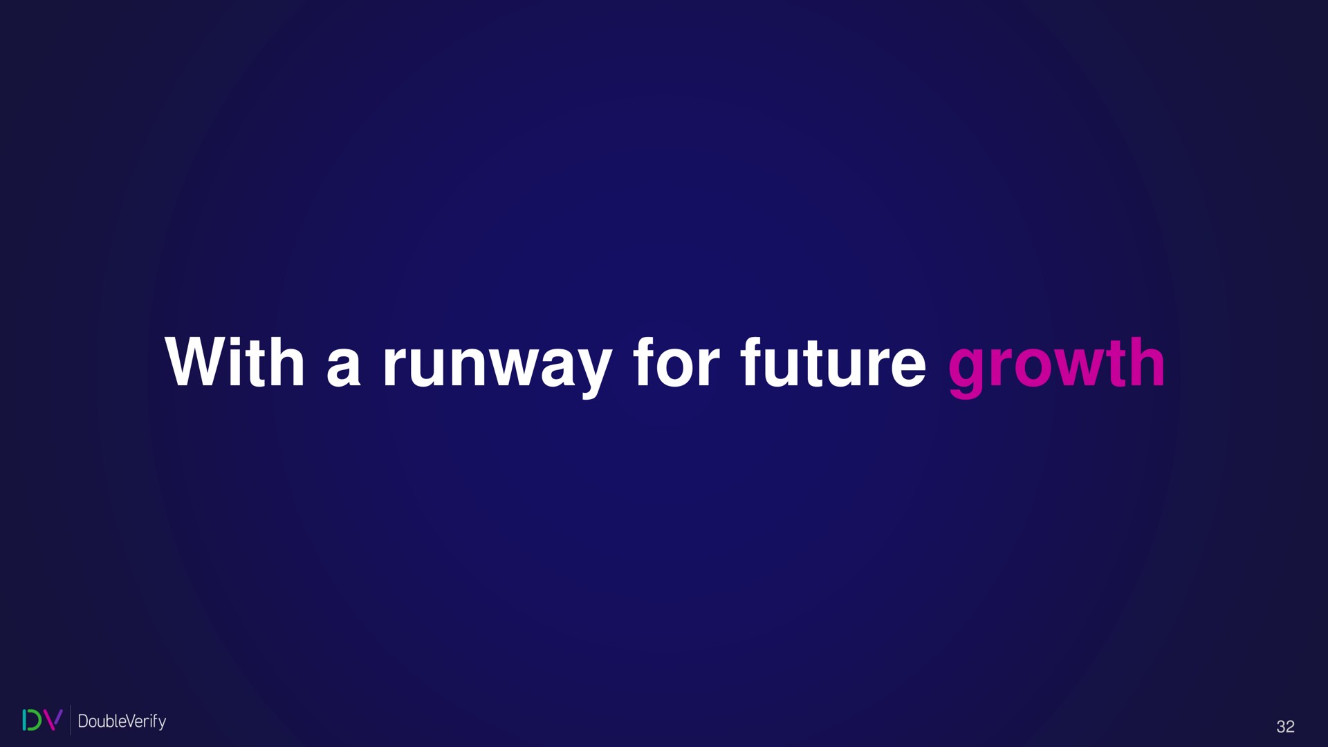 with a runway for future growth | DoubleVerify
