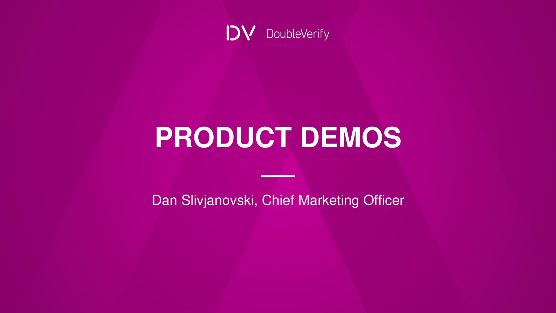 product dan chief marketing officer any | DoubleVerify