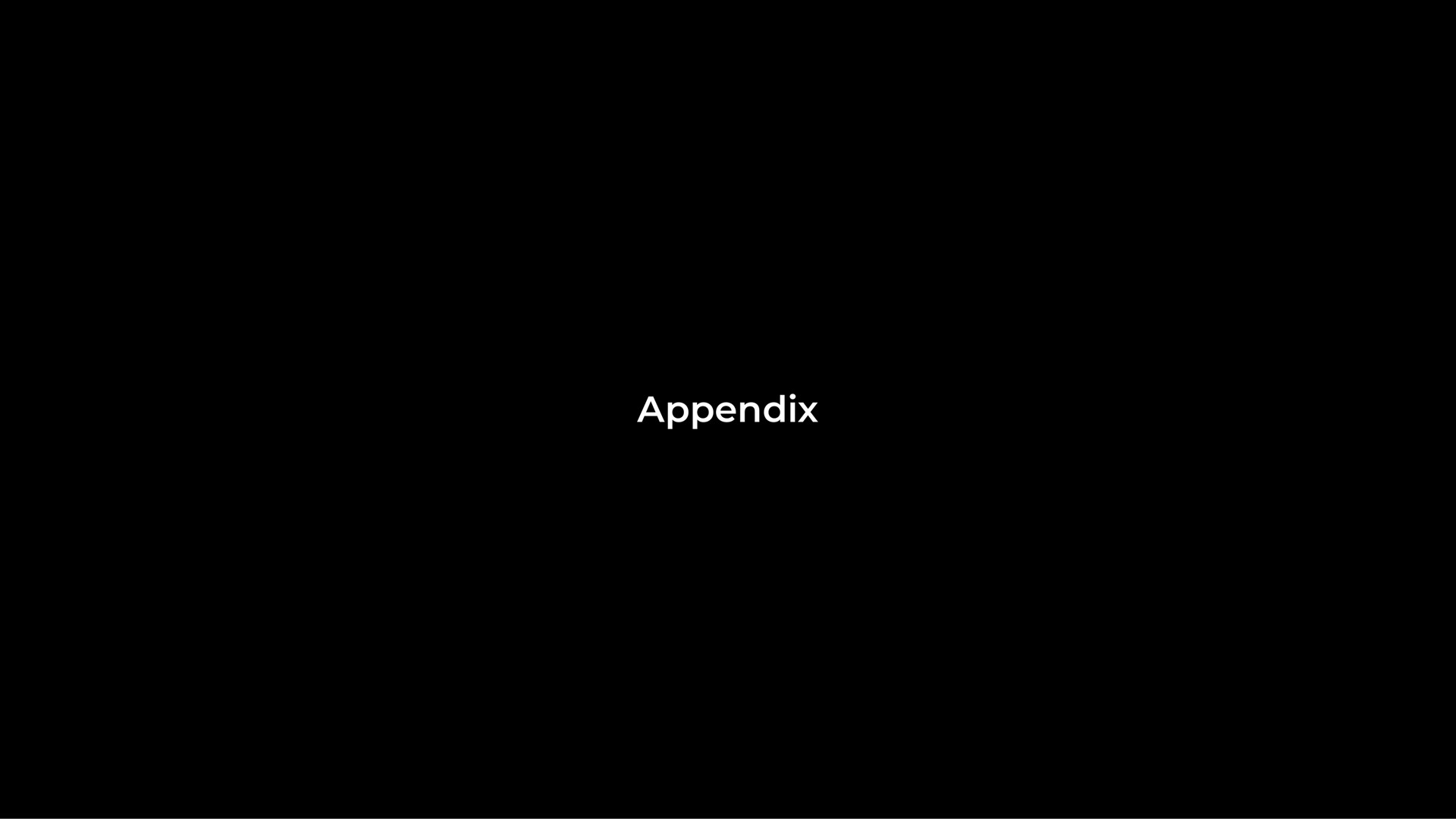 appendix | SiriusXM