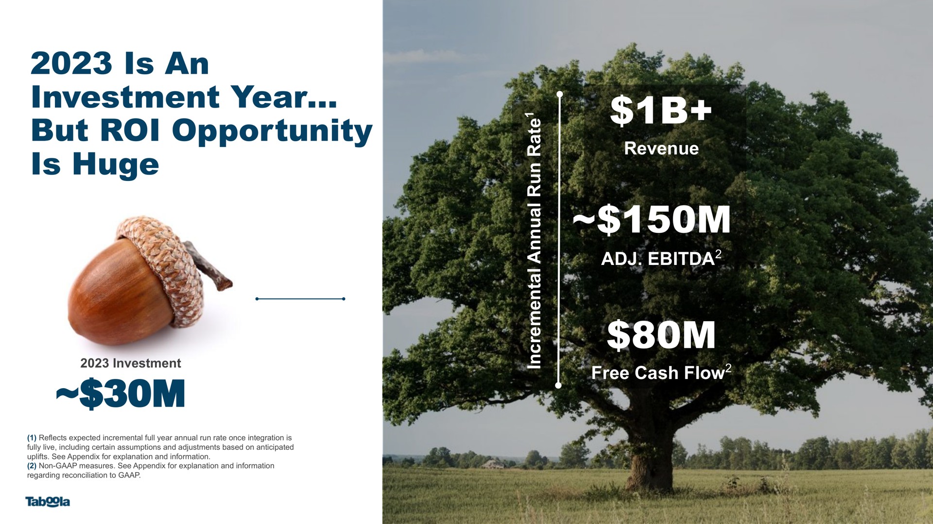 is an investment year but roi opportunity is huge | Taboola