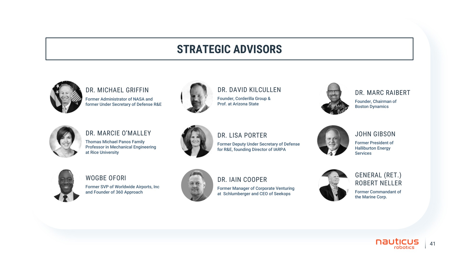 strategic advisors | Nauticus