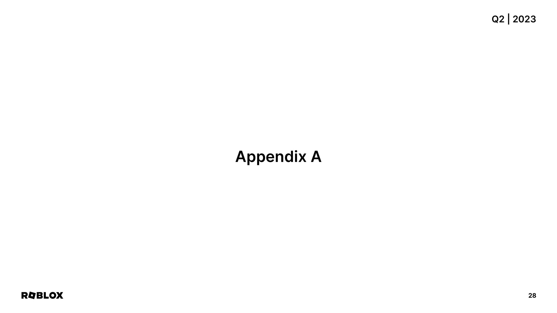 appendix a | Roblox