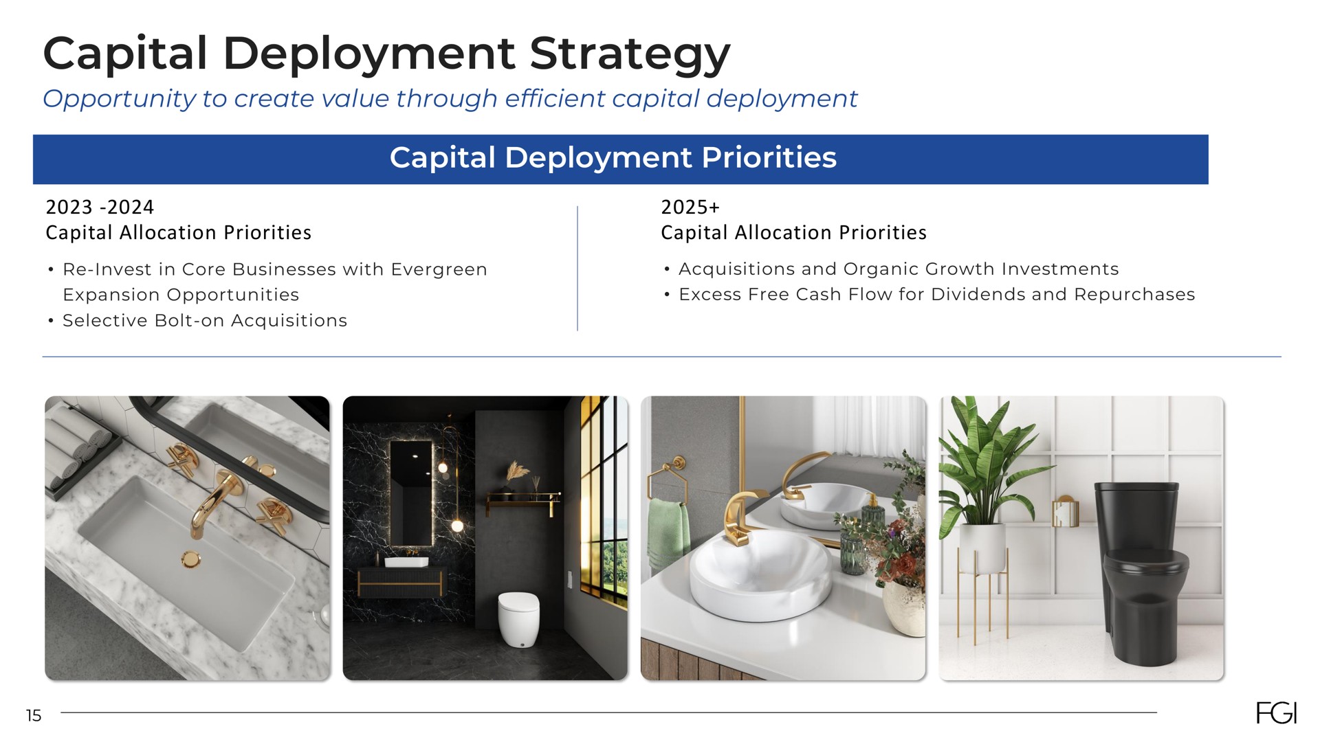 capital deployment strategy | FGI Industries