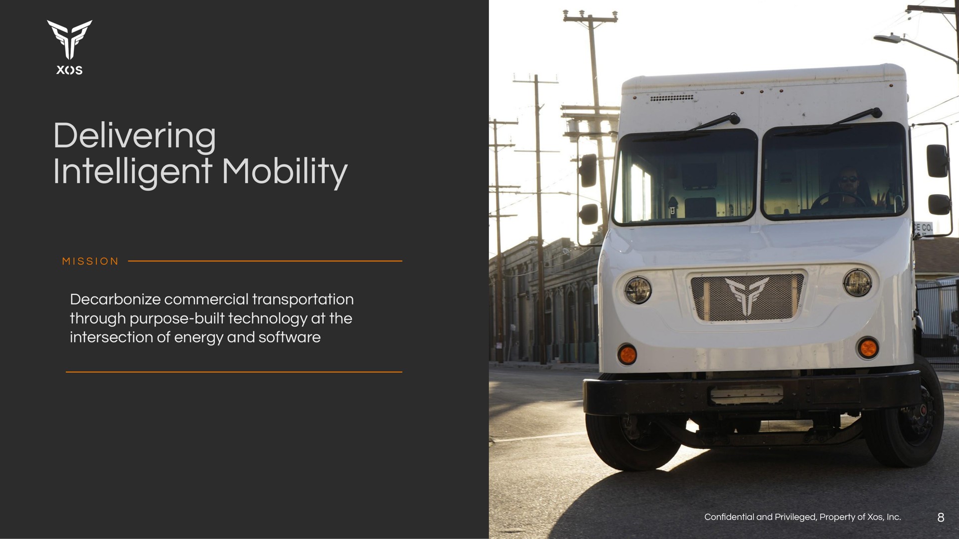 delivering intelligent mobility | Xos