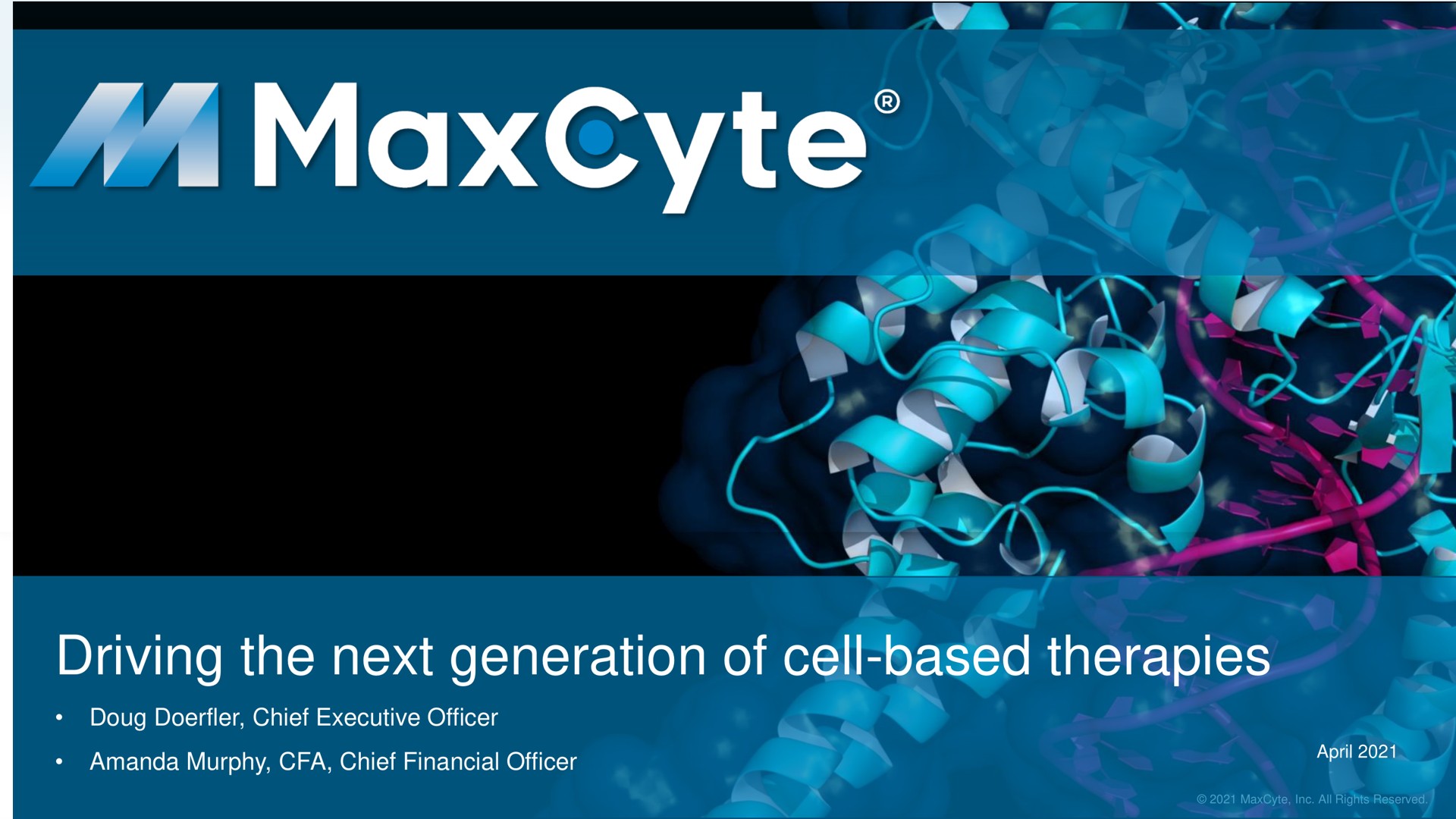 driving the next generation of cell based therapies pier bas a | MaxCyte