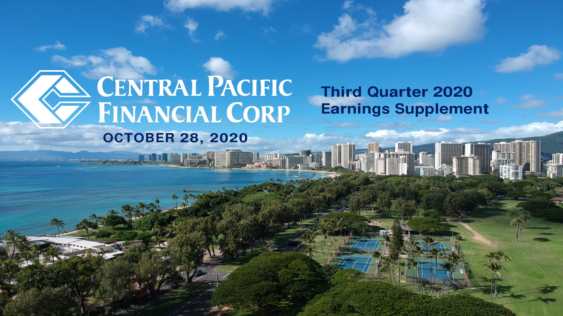 third quarter earnings supplement | Central Pacific Financial