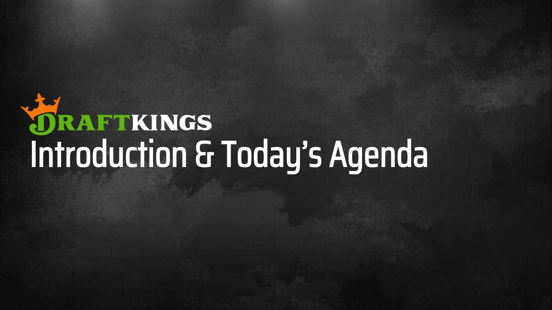 introduction today agenda kings | DraftKings