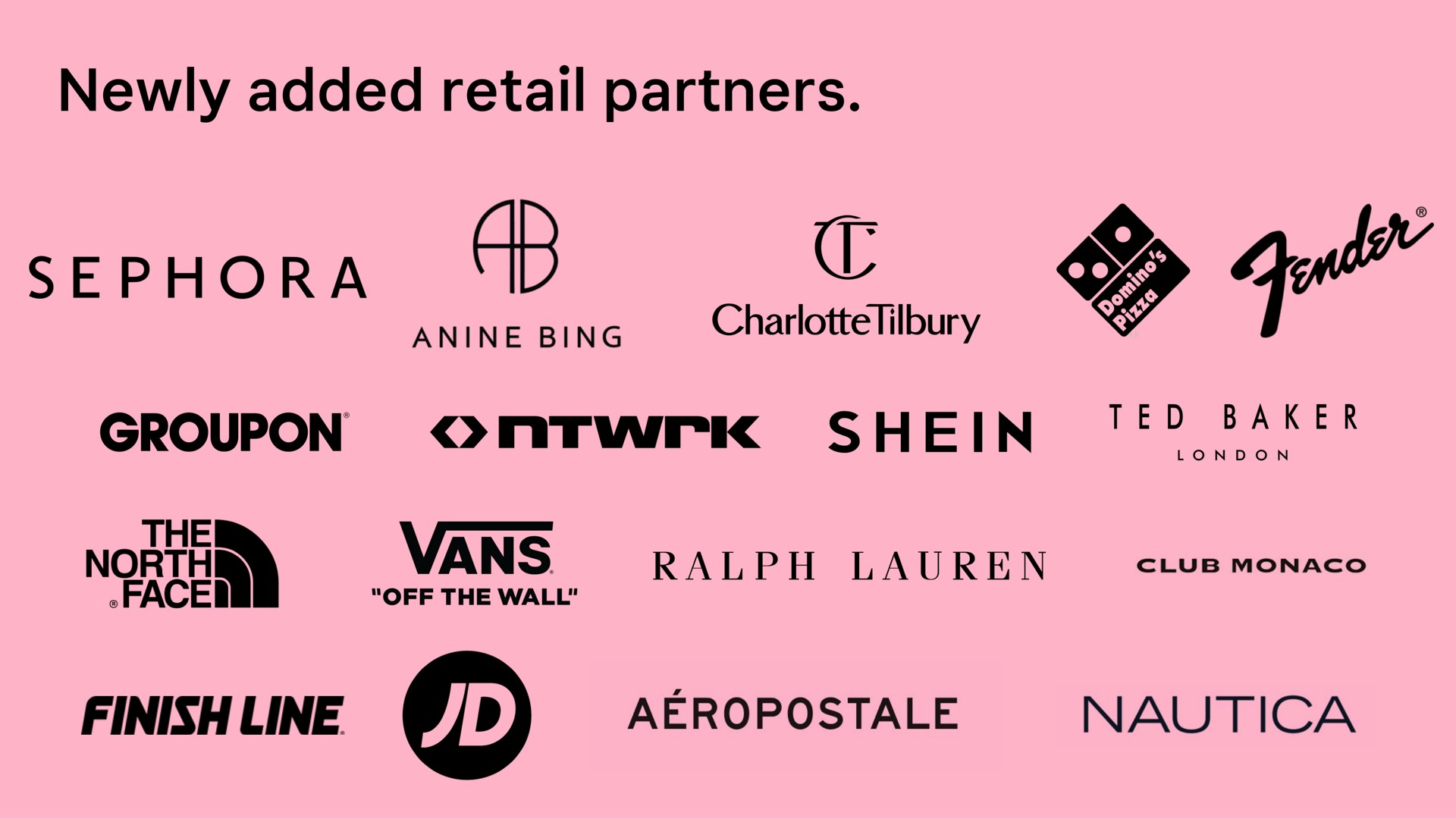 newly added retail partners bing tilbury finish line | Klarna