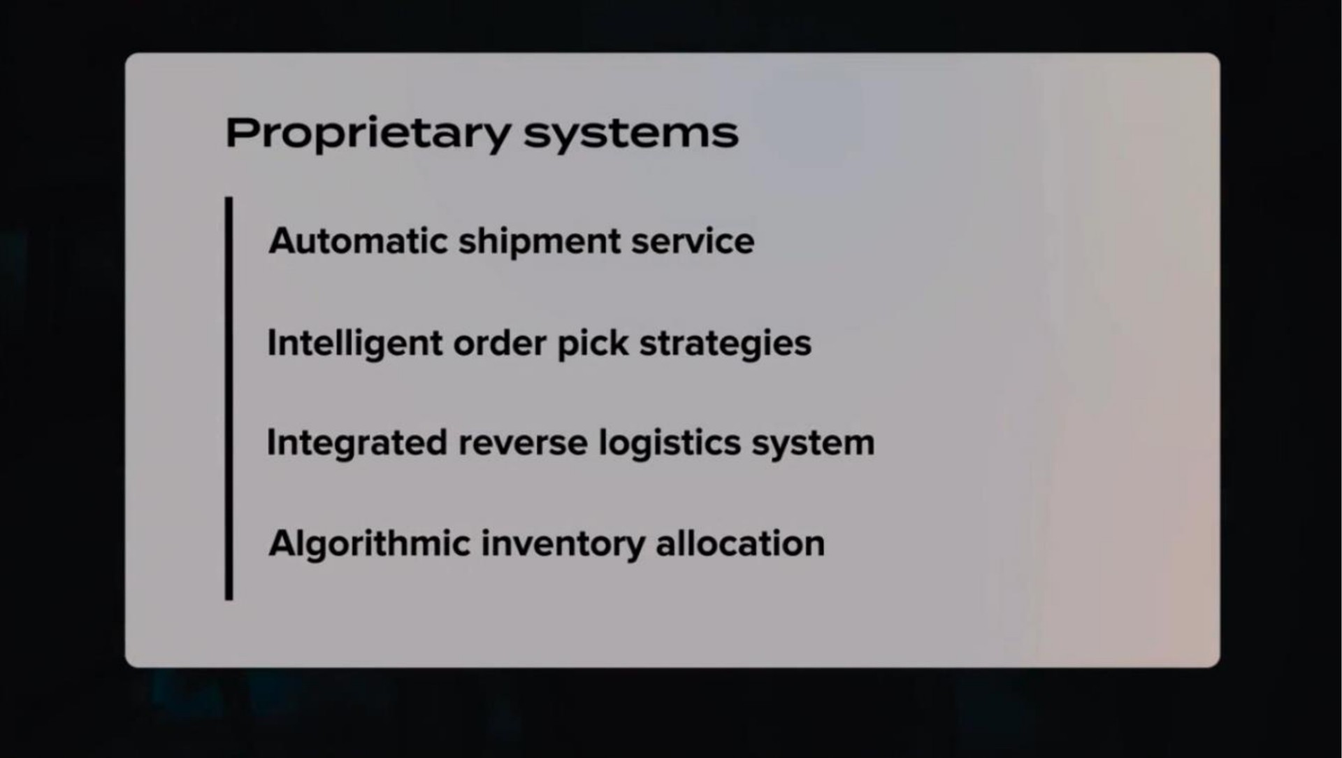proprietary systems | Lulus