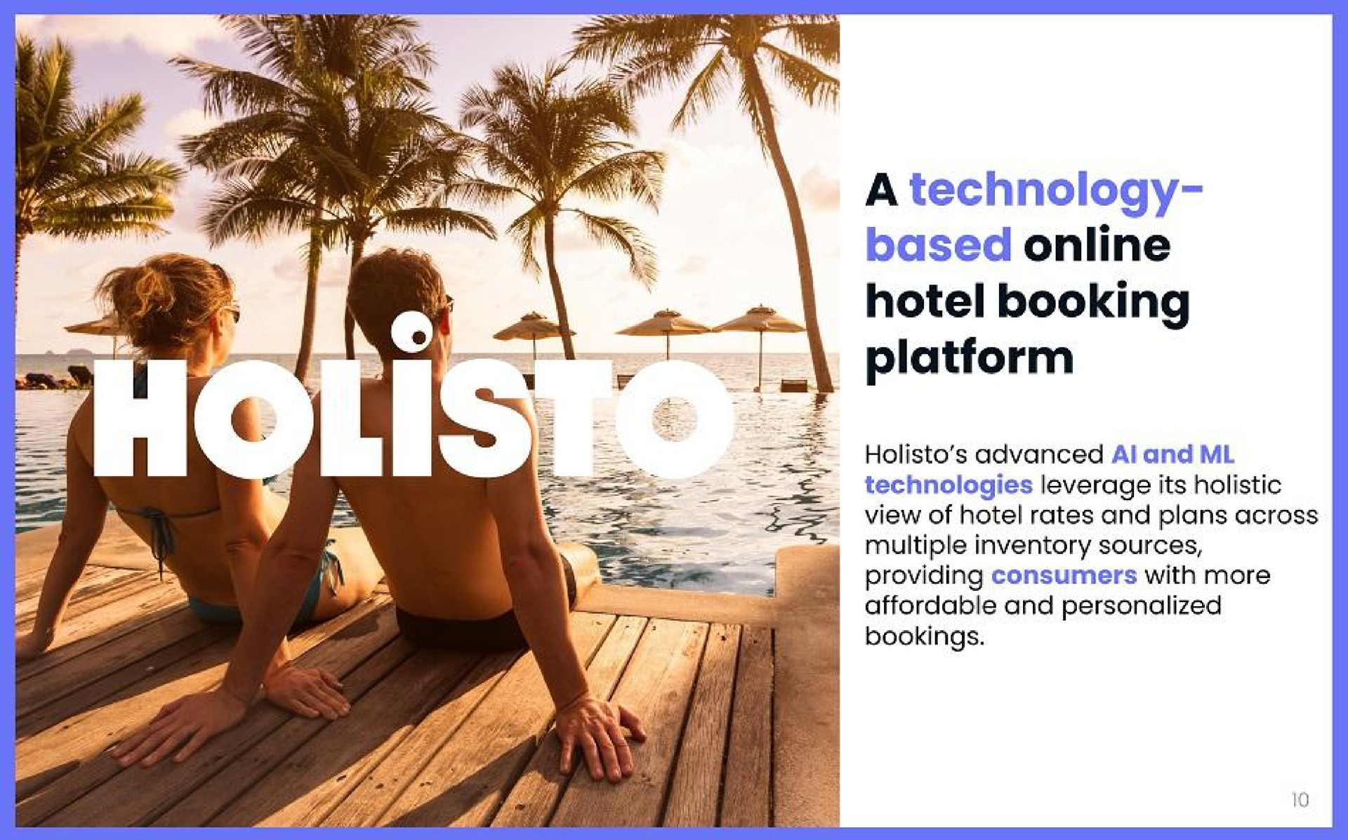 a technology based hotel booking platform | Holisto