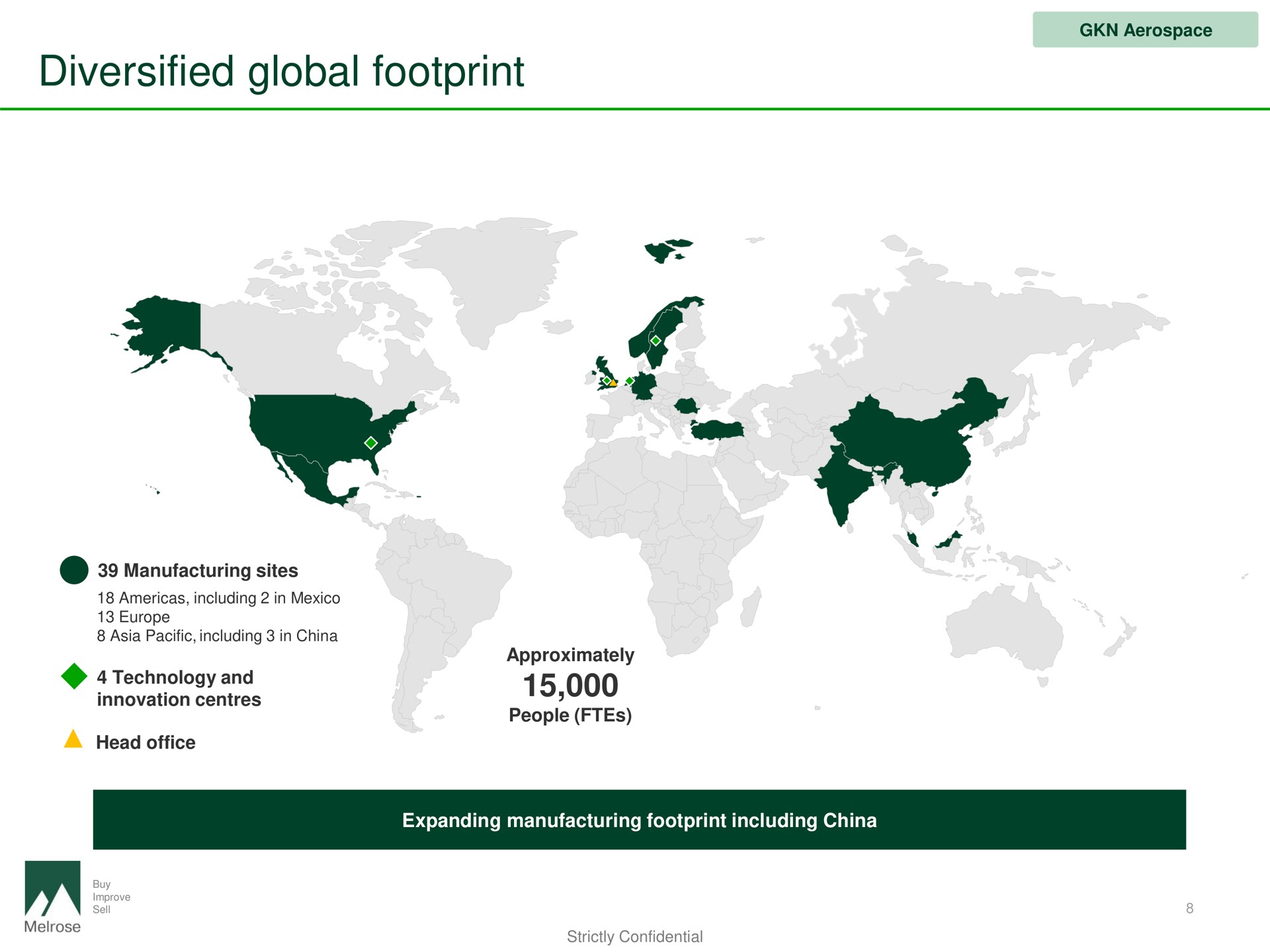 diversified global footprint | Melrose