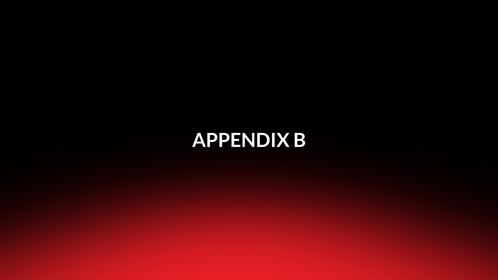 appendix | Lightspeed