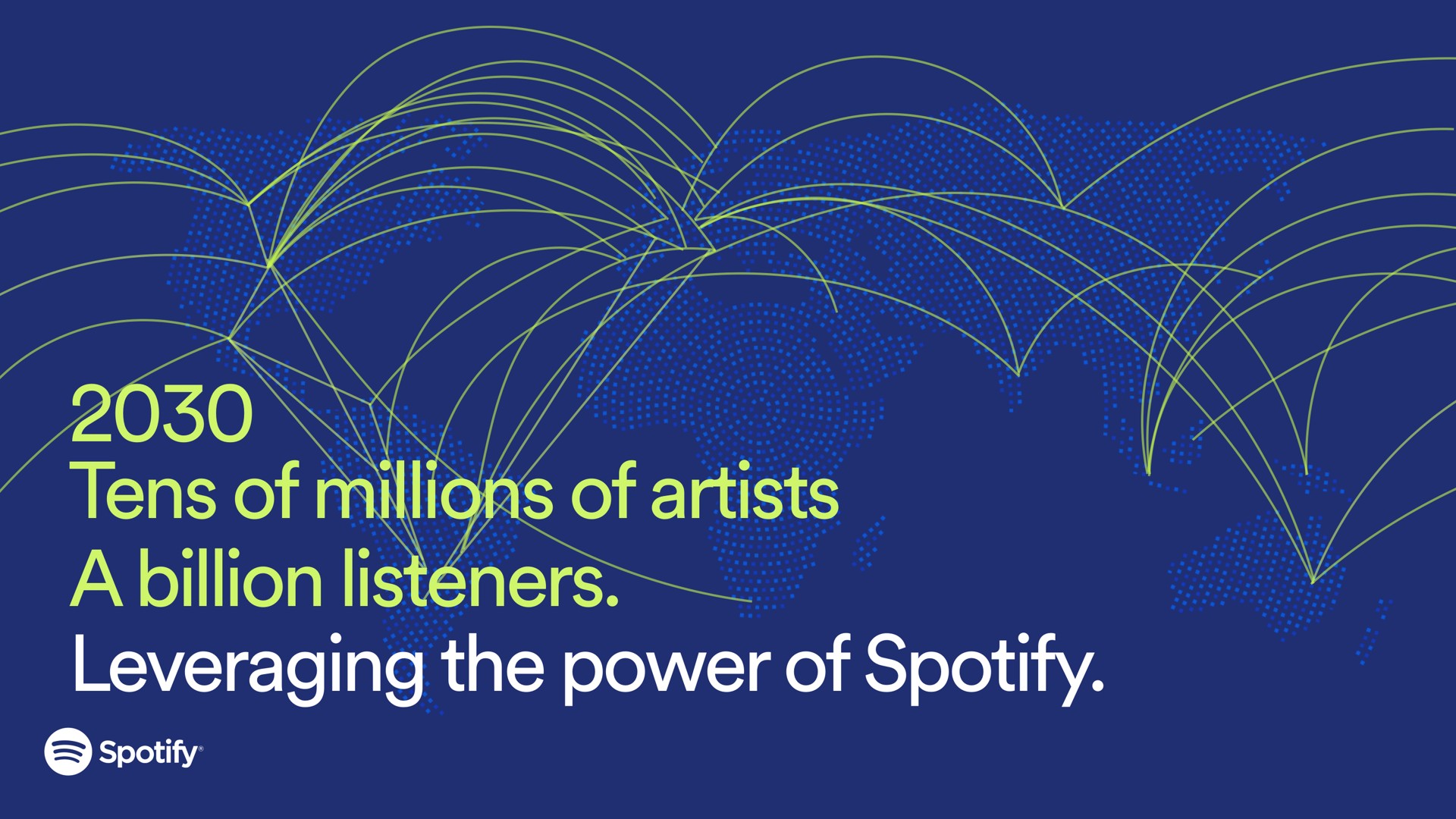 tens of millions of artists a billion listeners leveraging the power of | Spotify