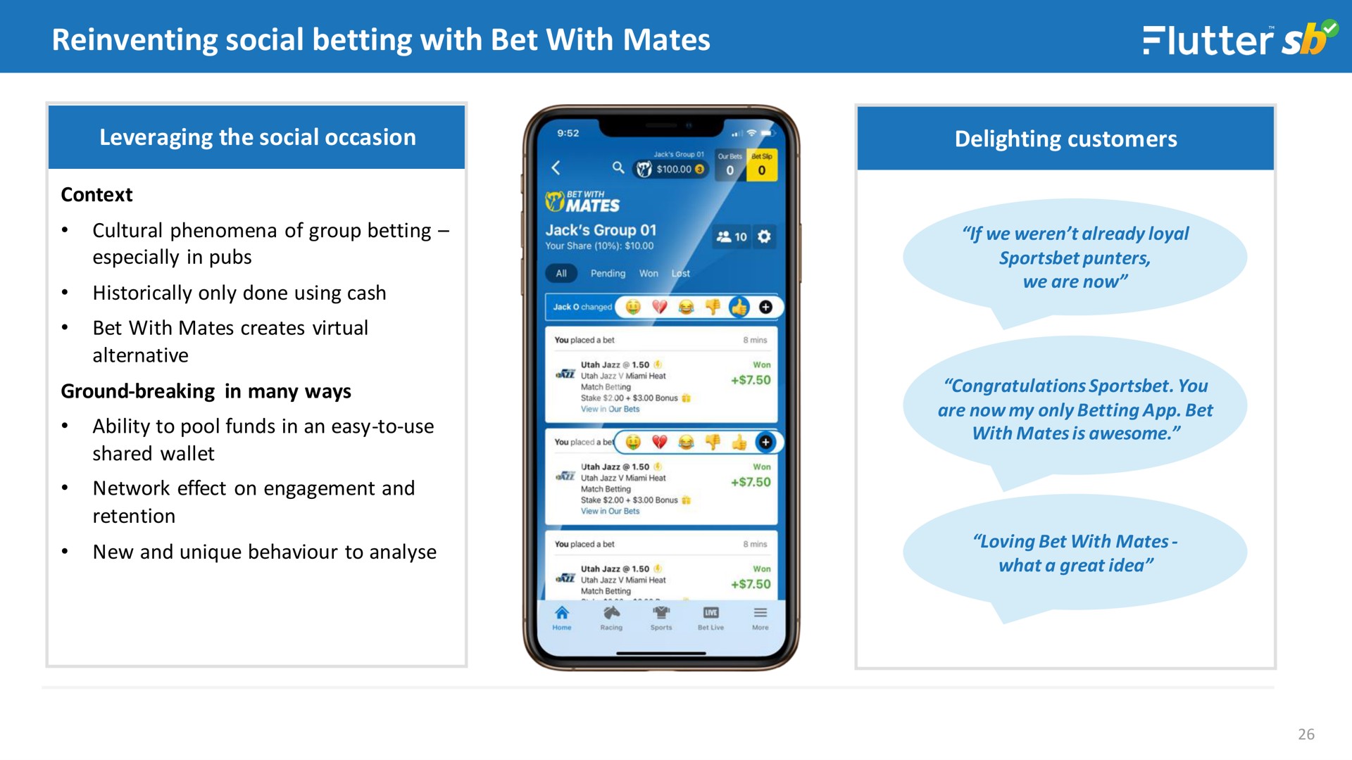 reinventing social betting with bet with mates | Flutter