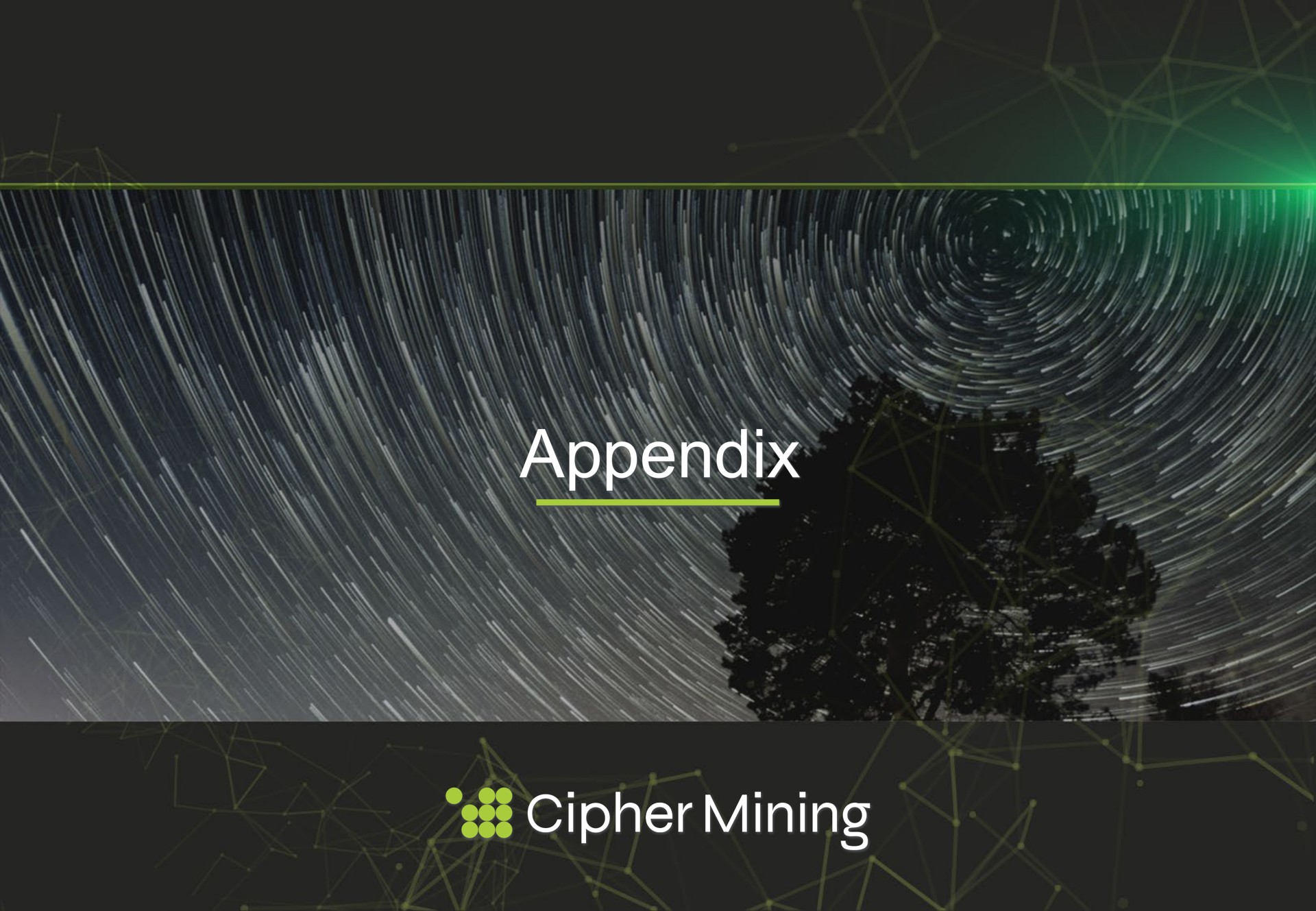 appendix i a | Cipher Mining
