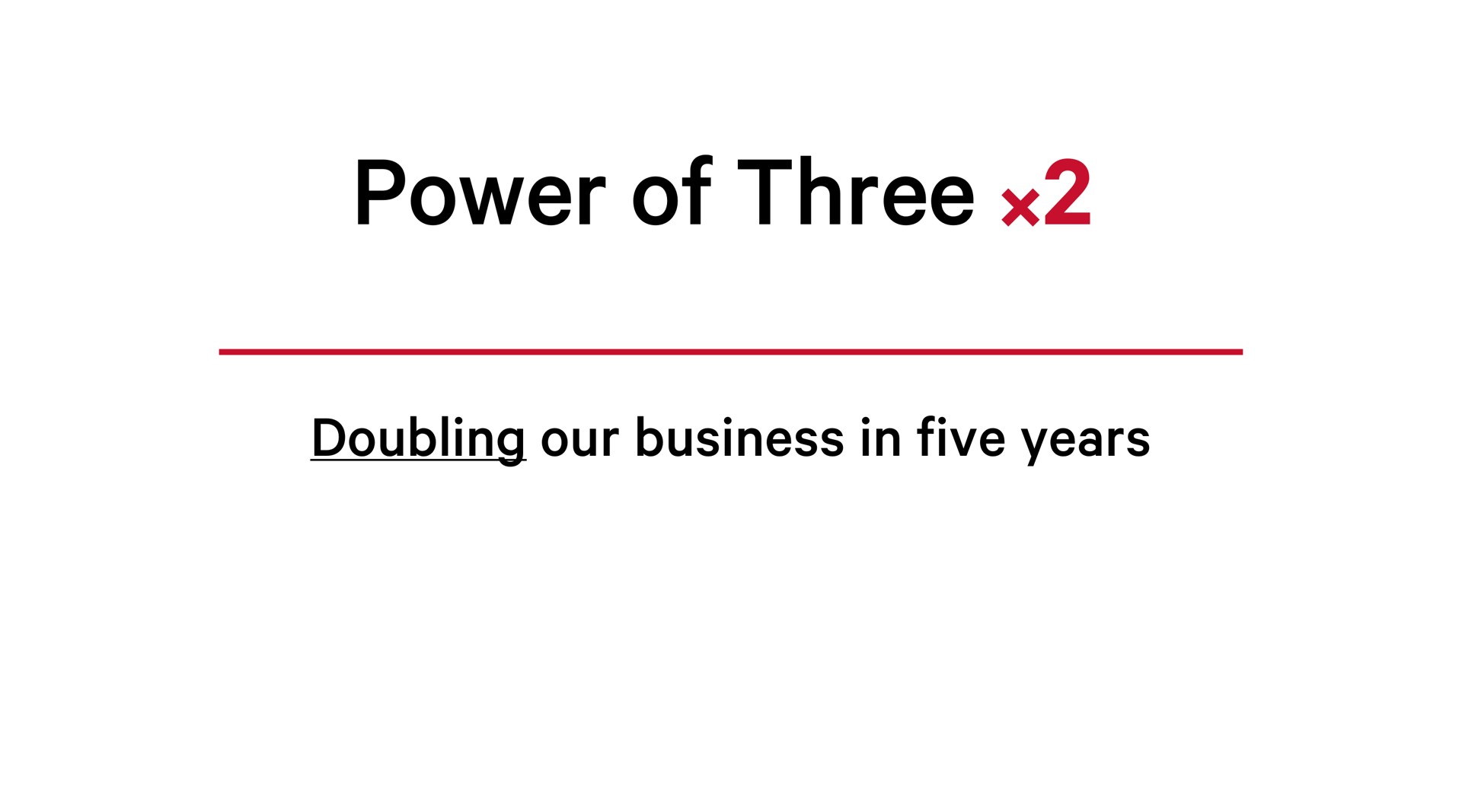 power of three doubling our business in five years | Lululemon