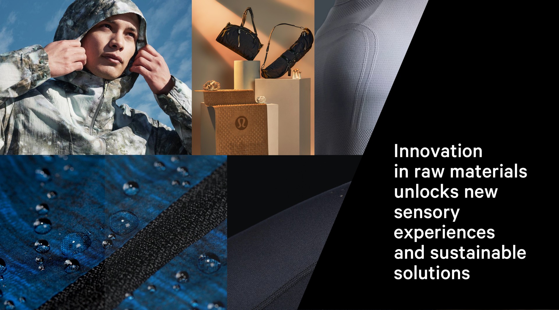 innovation in raw materials unlocks new sensory experiences and sustainable solutions | Lululemon