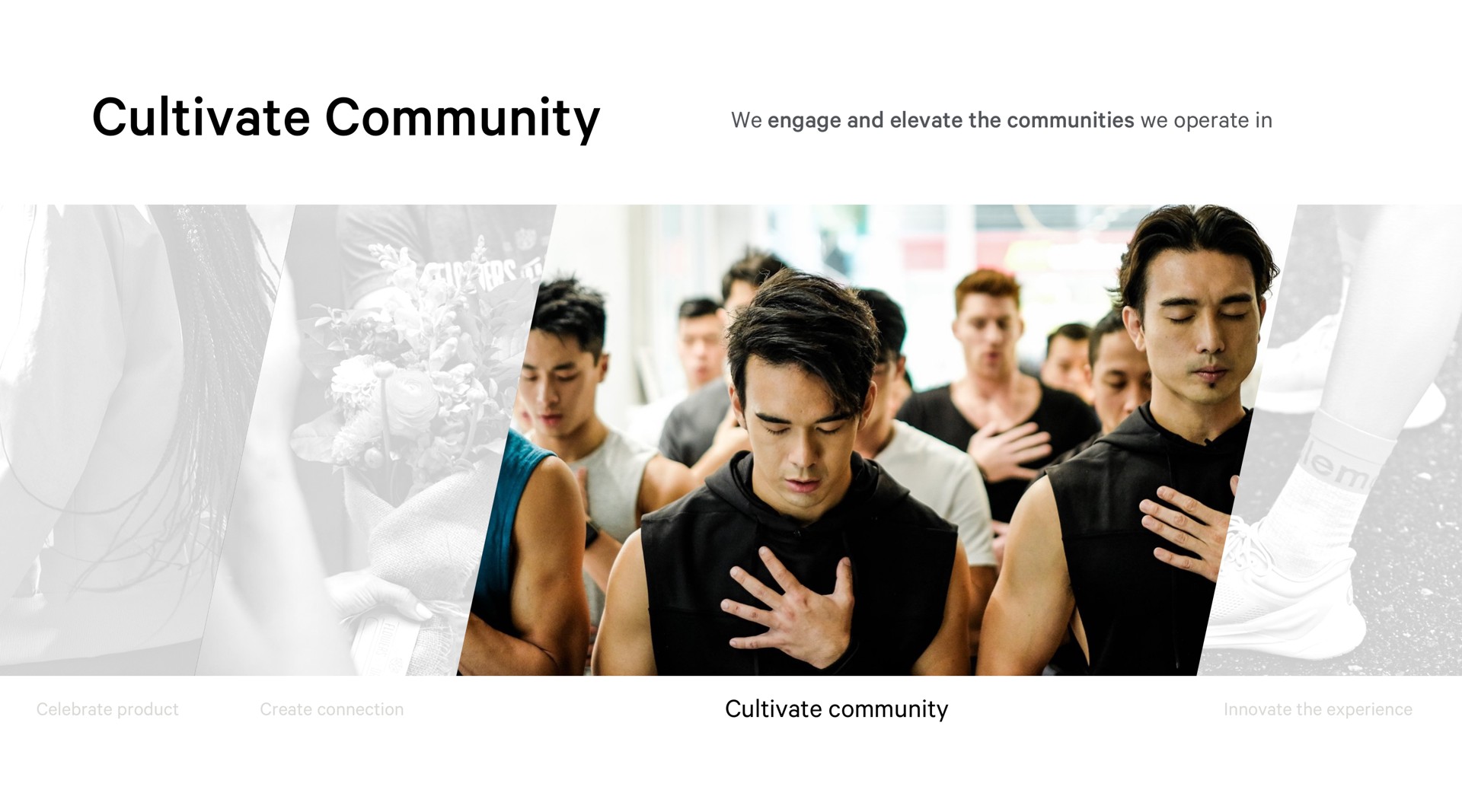 cultivate community | Lululemon