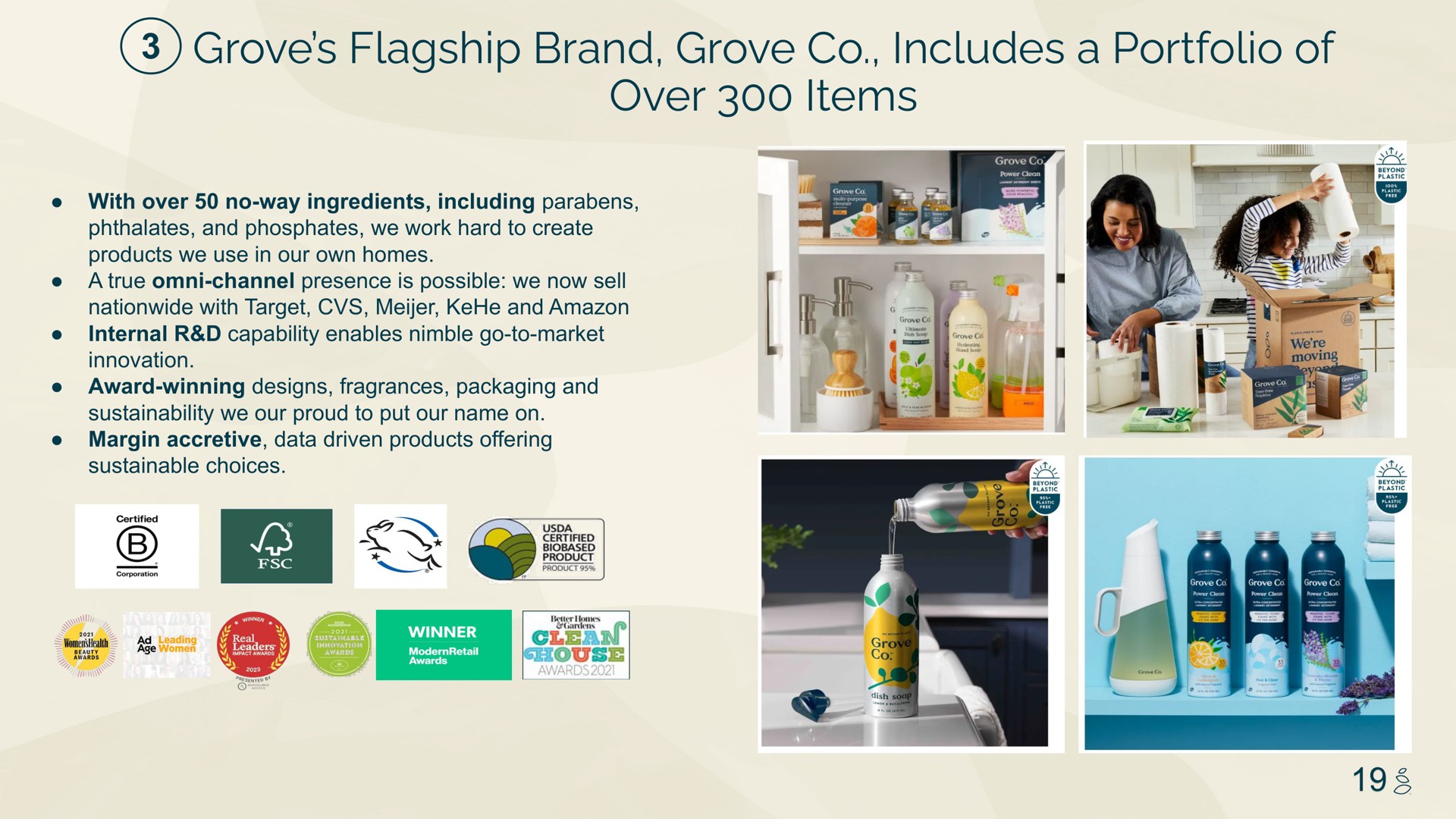 grove flagship brand grove includes a portfolio of over items | Grove