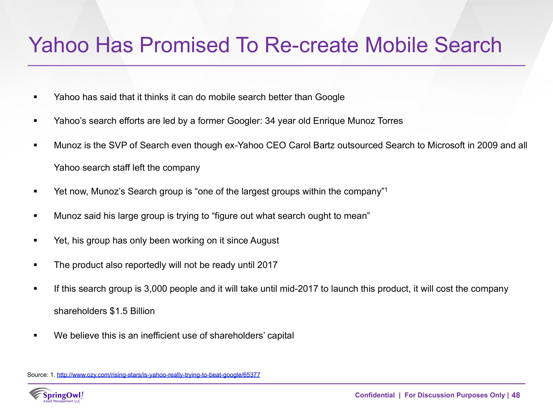 yahoo has promised to create mobile search | SpringOwl