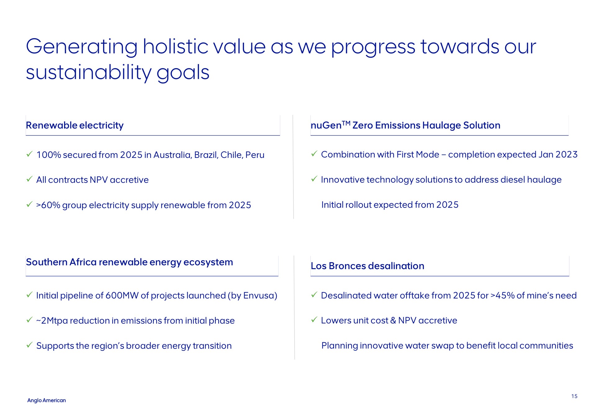 generating holistic value as we progress towards our goals | AngloAmerican