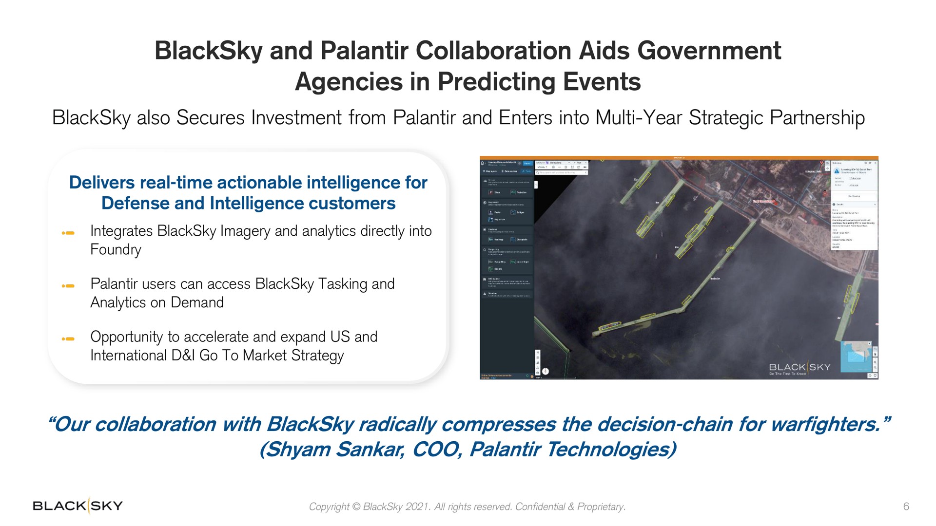 and collaboration aids government agencies in predicting events | BlackSky