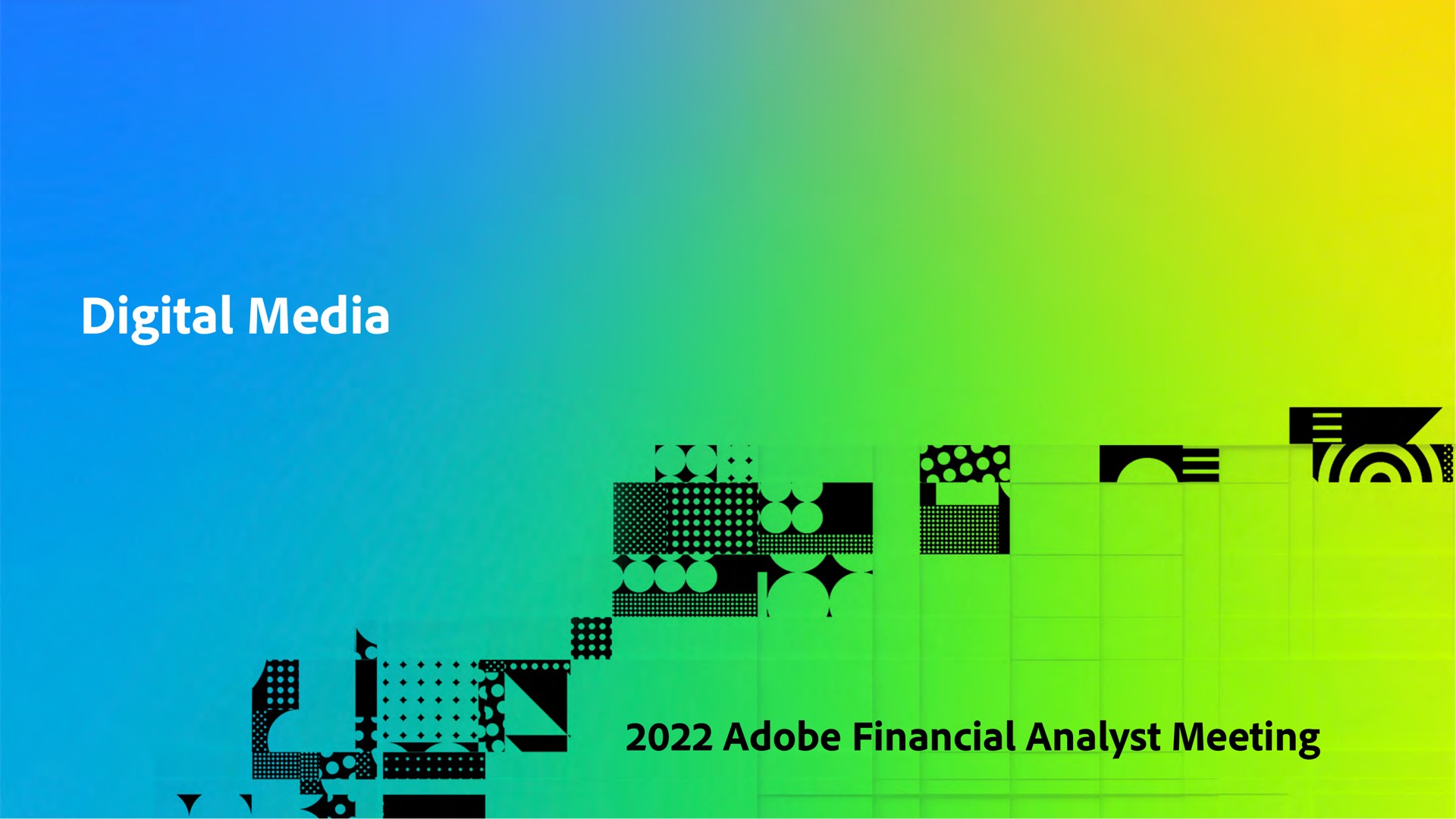 digital media adobe financial analyst meeting | Adobe