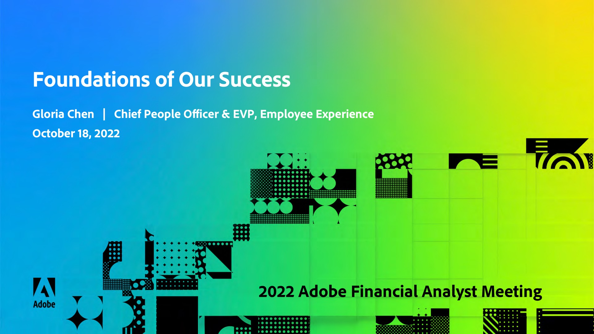 foundations of our success adobe financial analyst meeting a | Adobe