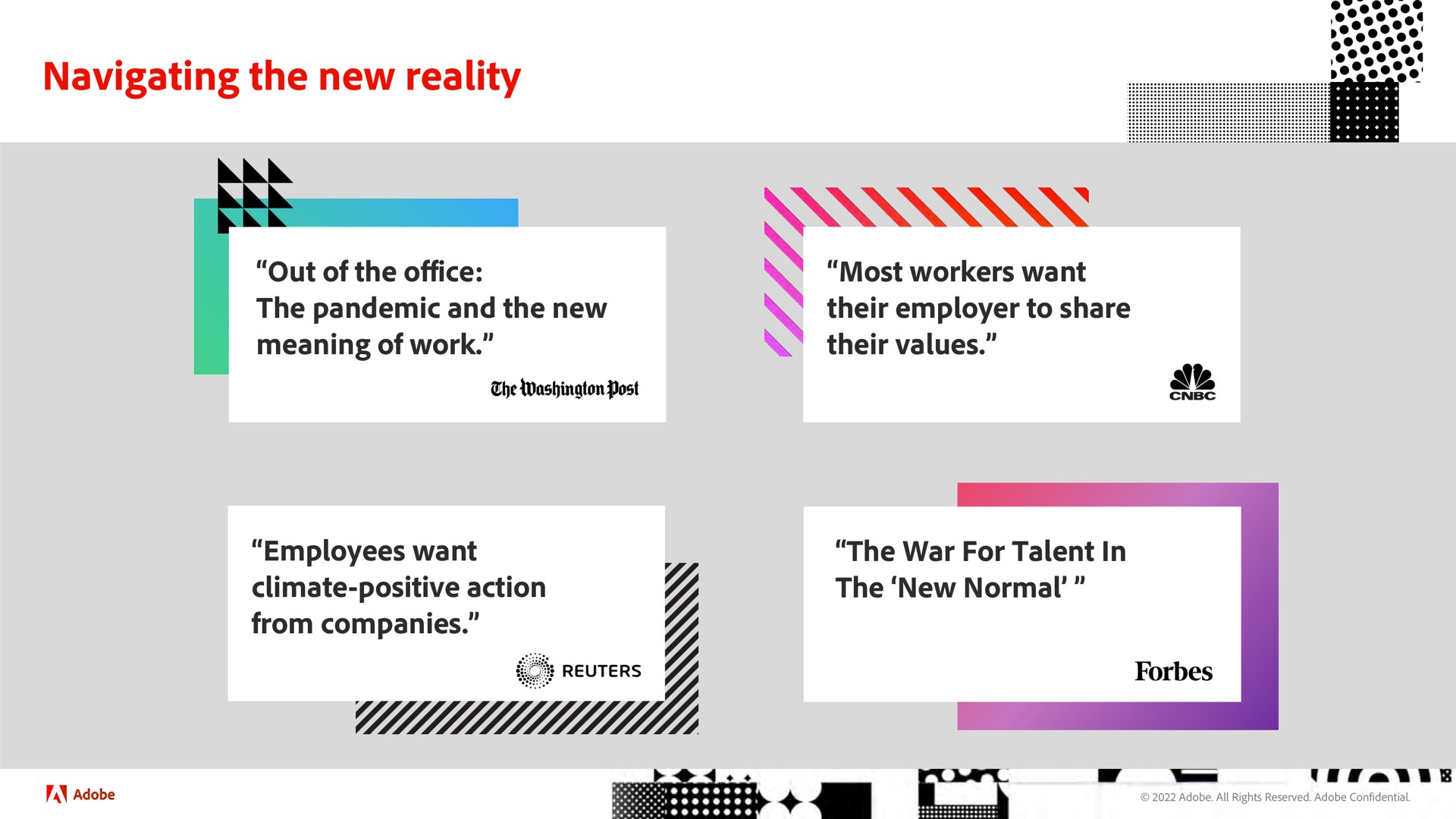 navigating the new reality | Adobe
