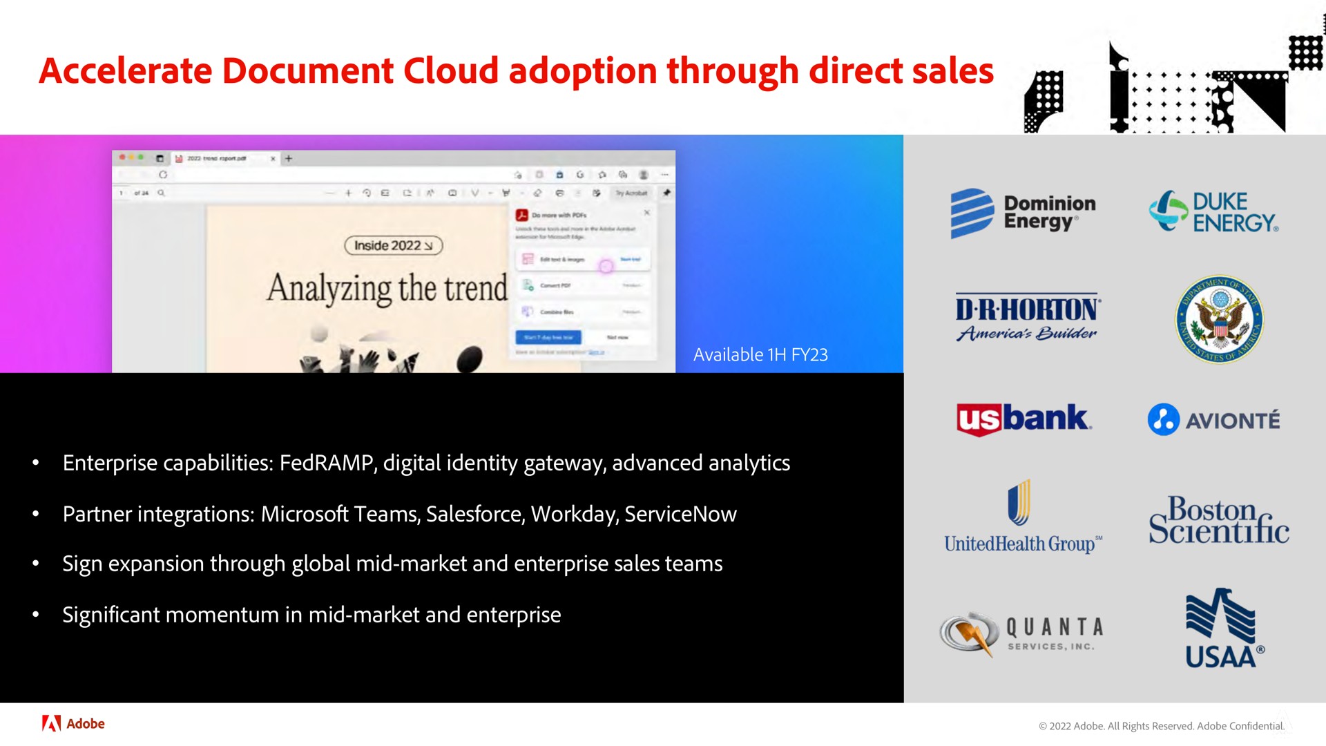 accelerate document cloud adoption through direct sales analyzing the trend scientific | Adobe