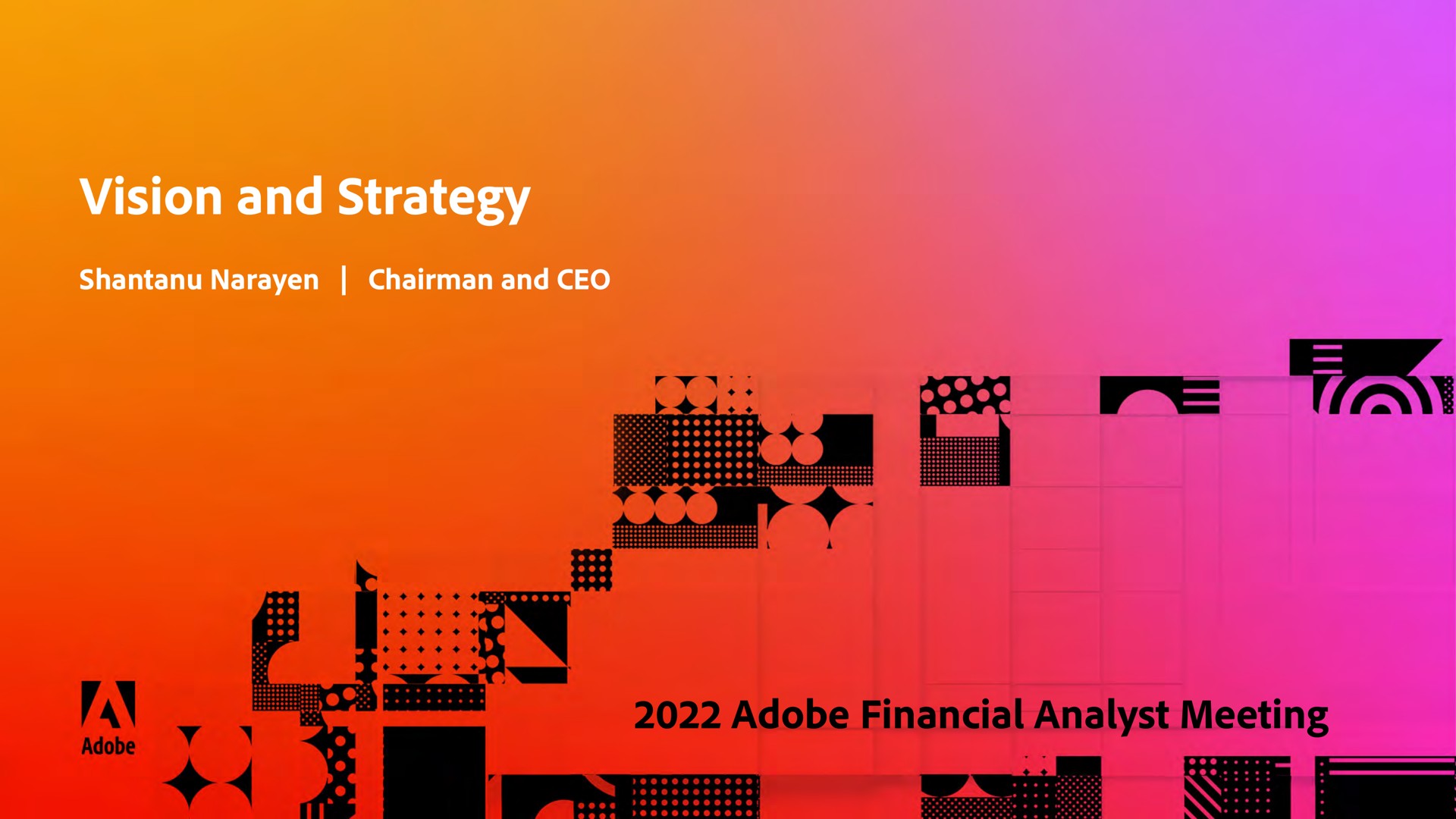 vision and strategy adobe financial analyst meeting | Adobe