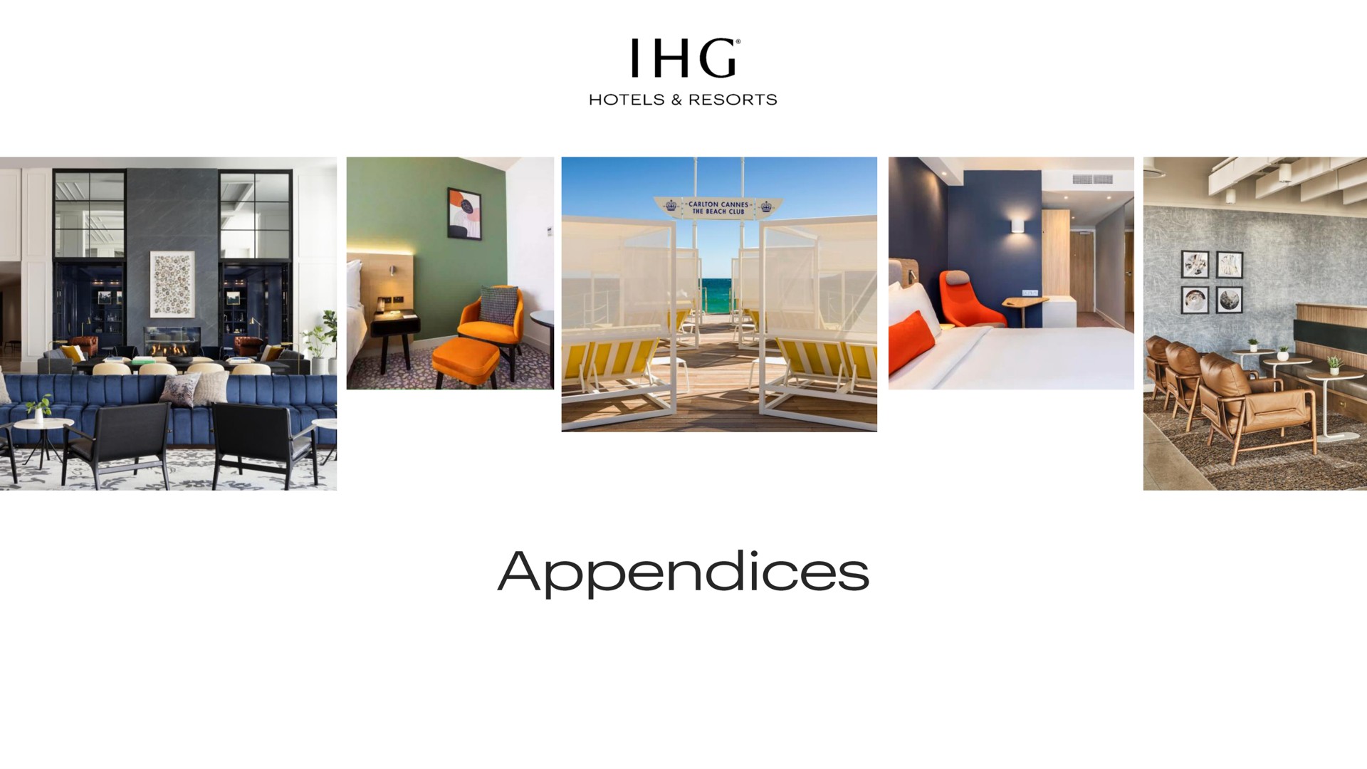 appendices | IHG Hotels