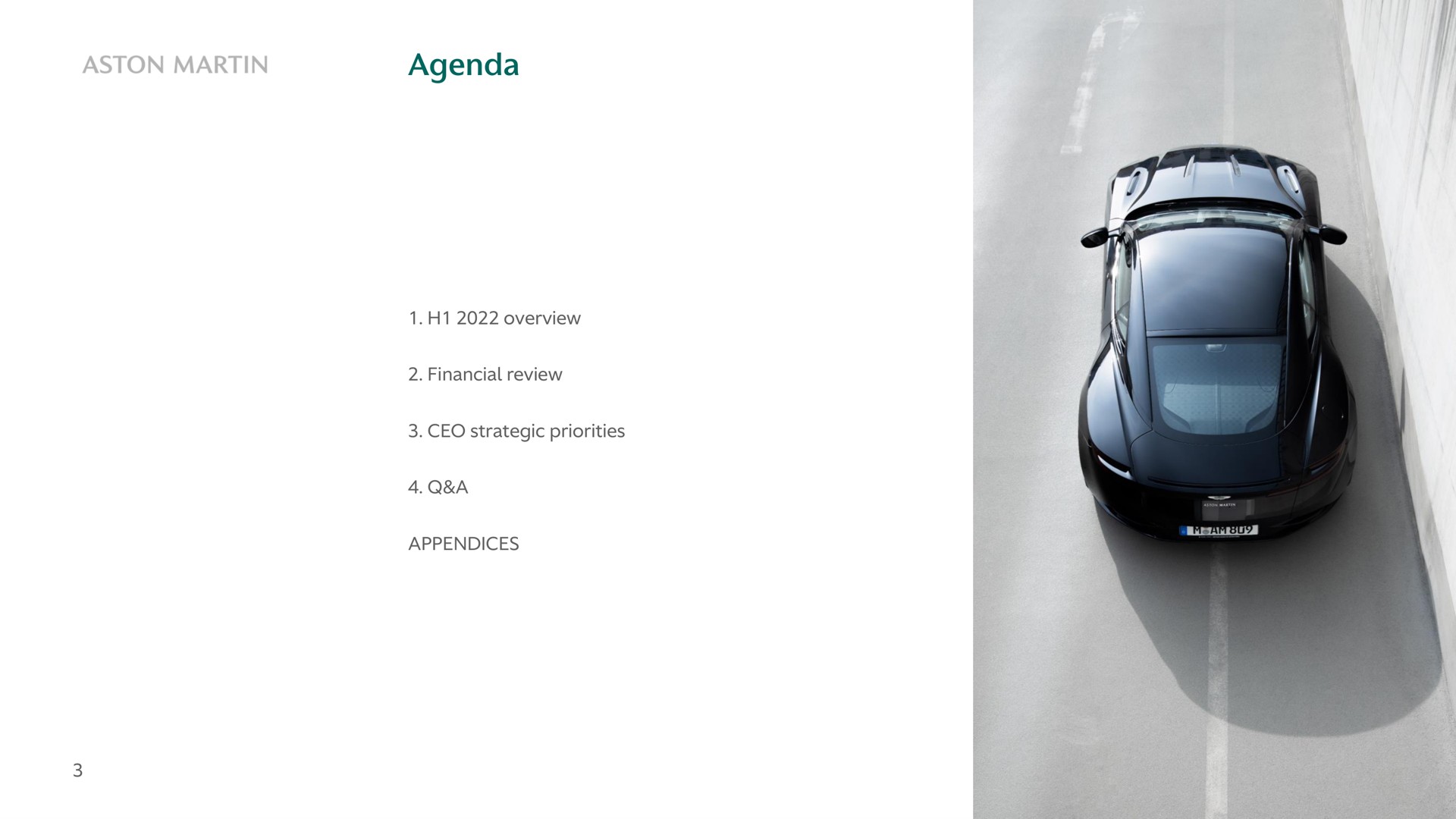 agenda | Aston Martin