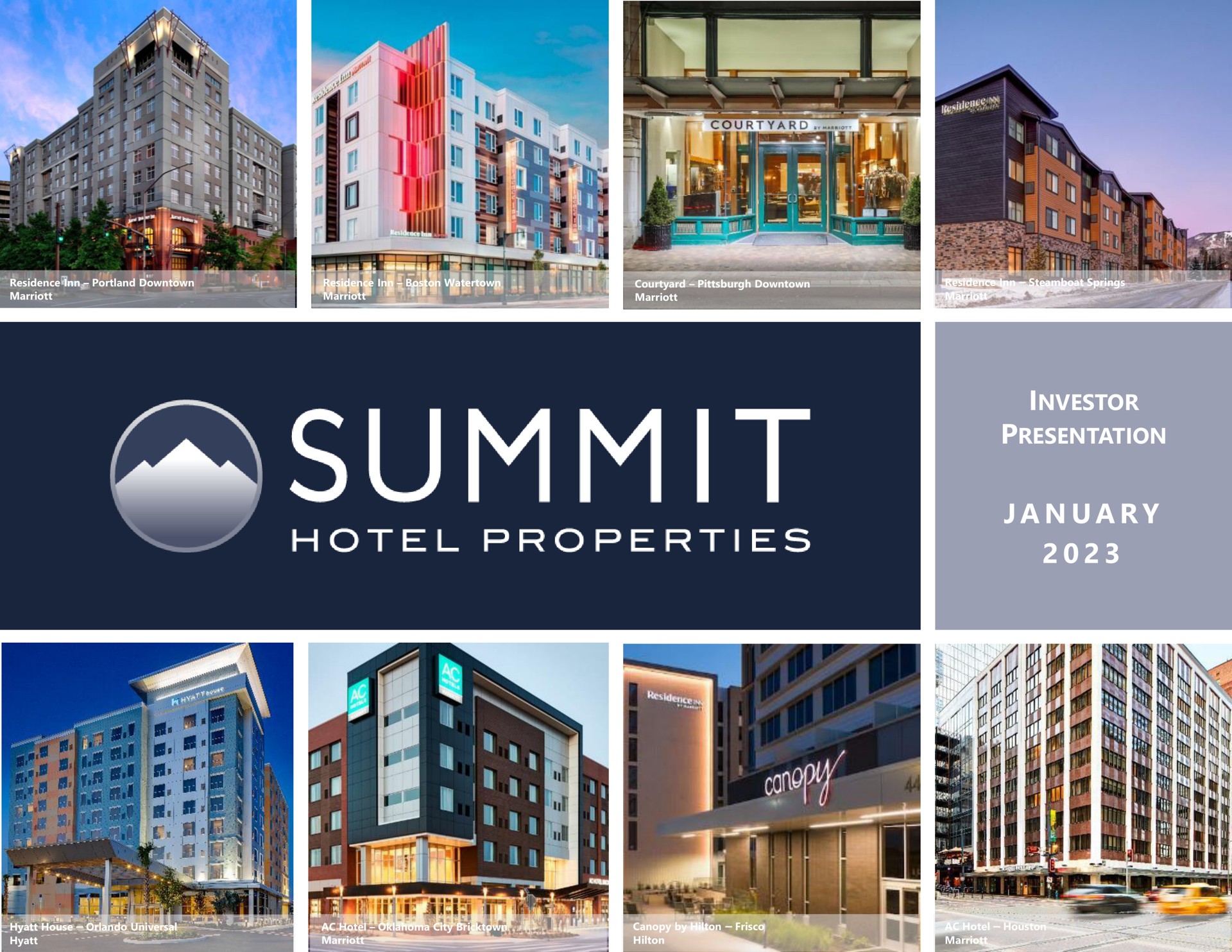 a a hotel properties toi | Summit Hotel Properties