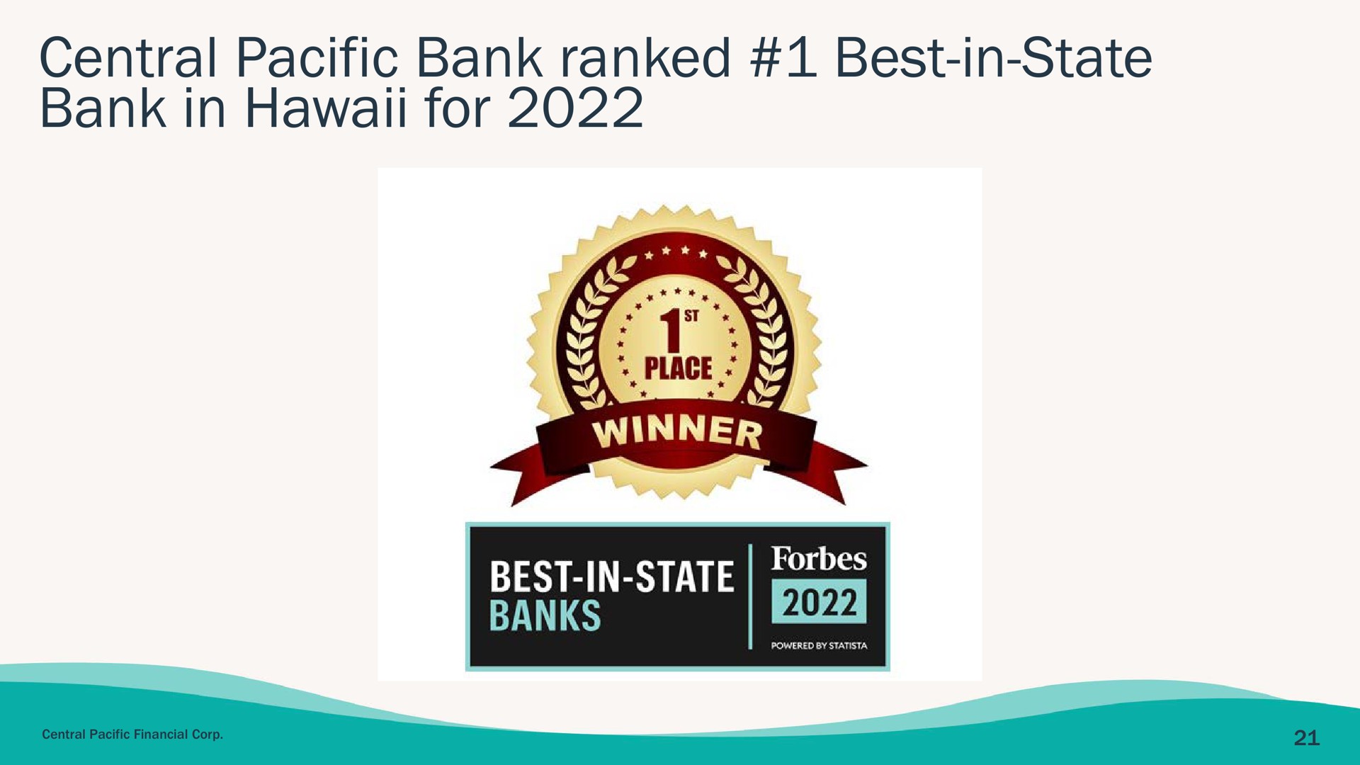 central pacific bank ranked best in state bank in for banks | Central Pacific Financial