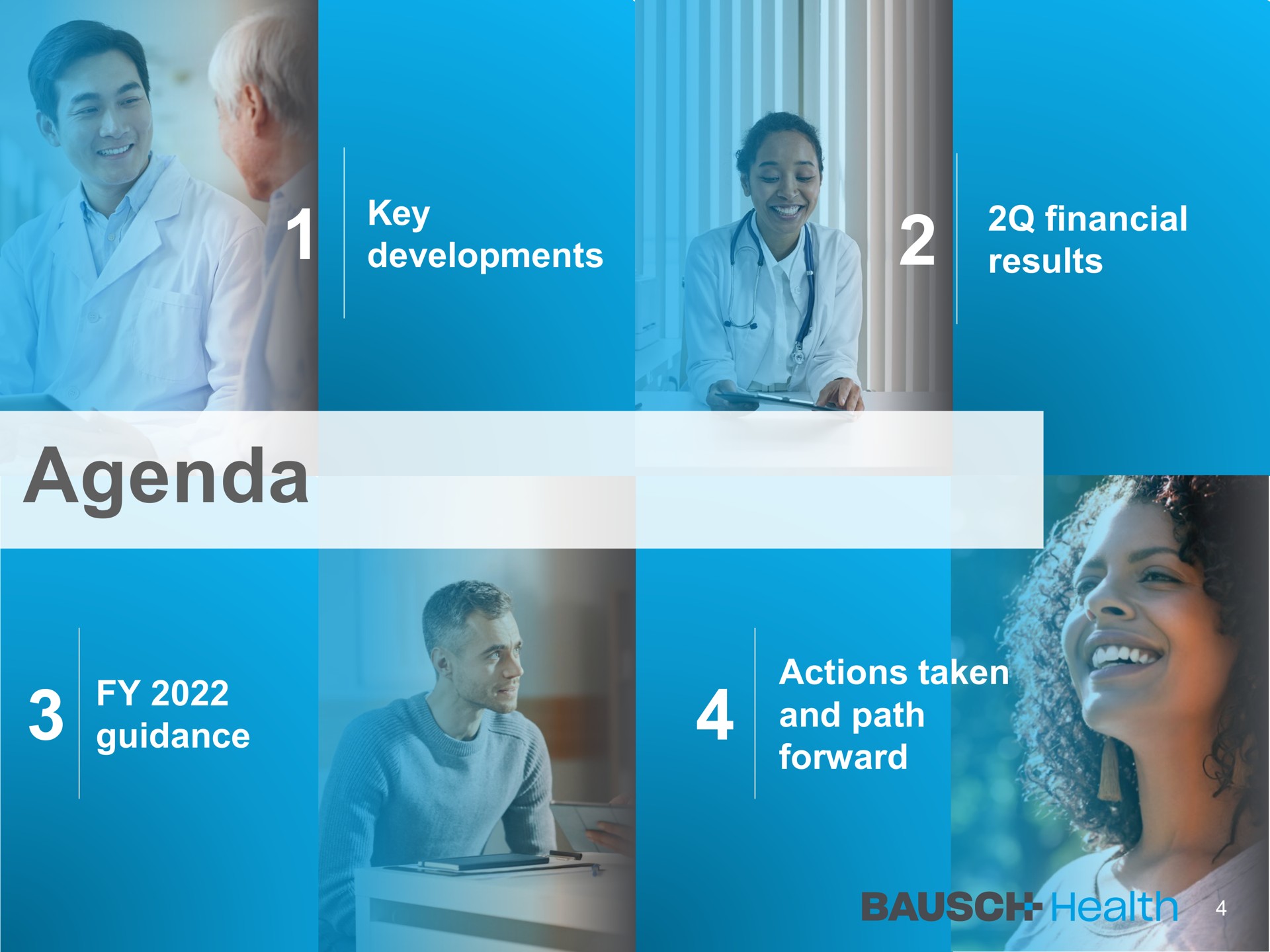 key developments financial results agenda guidance actions taken and path forward | Bausch Health Companies