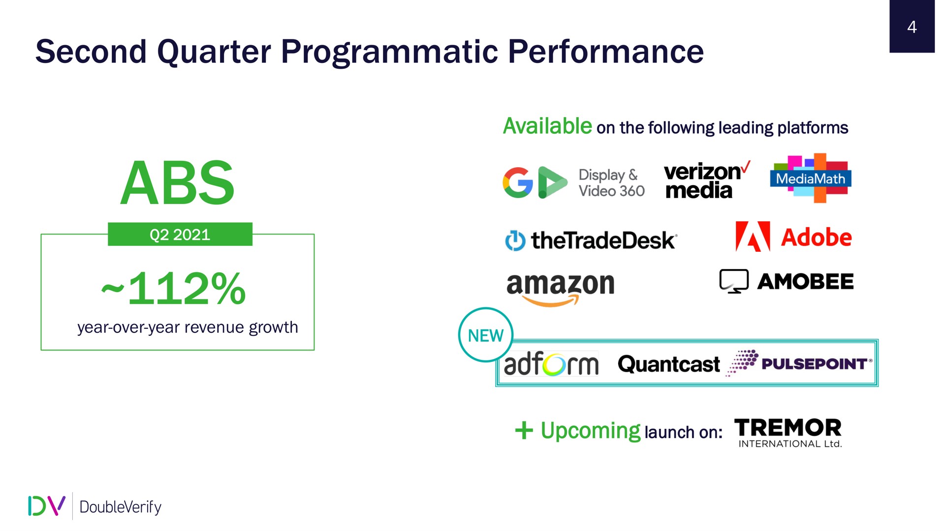second quarter programmatic performance ones mode | DoubleVerify