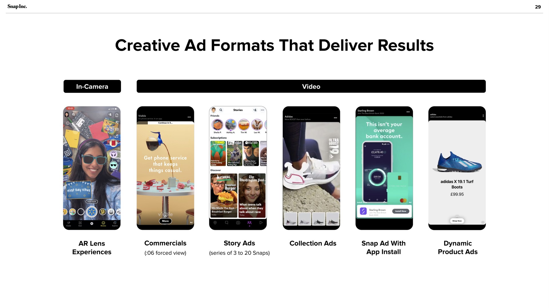 creative formats that deliver results | Snap Inc