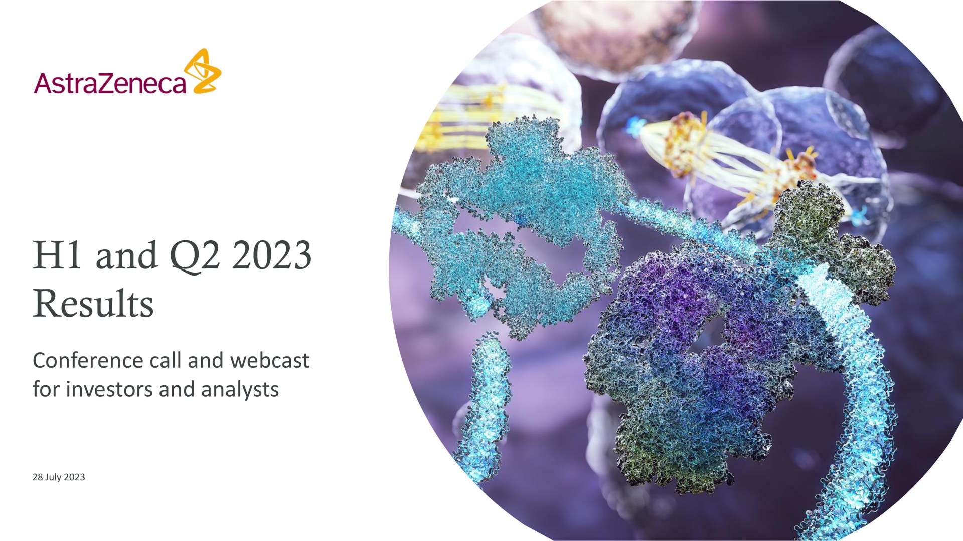 and results conference call and for investors and analysts | AstraZeneca