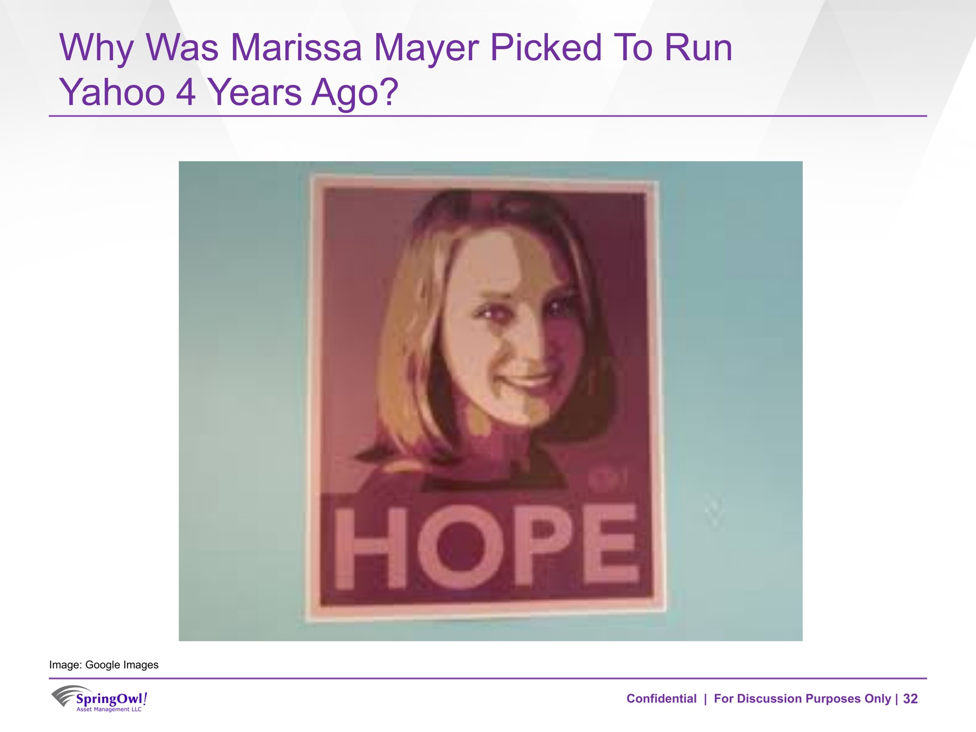 why was picked to run yahoo years ago | SpringOwl