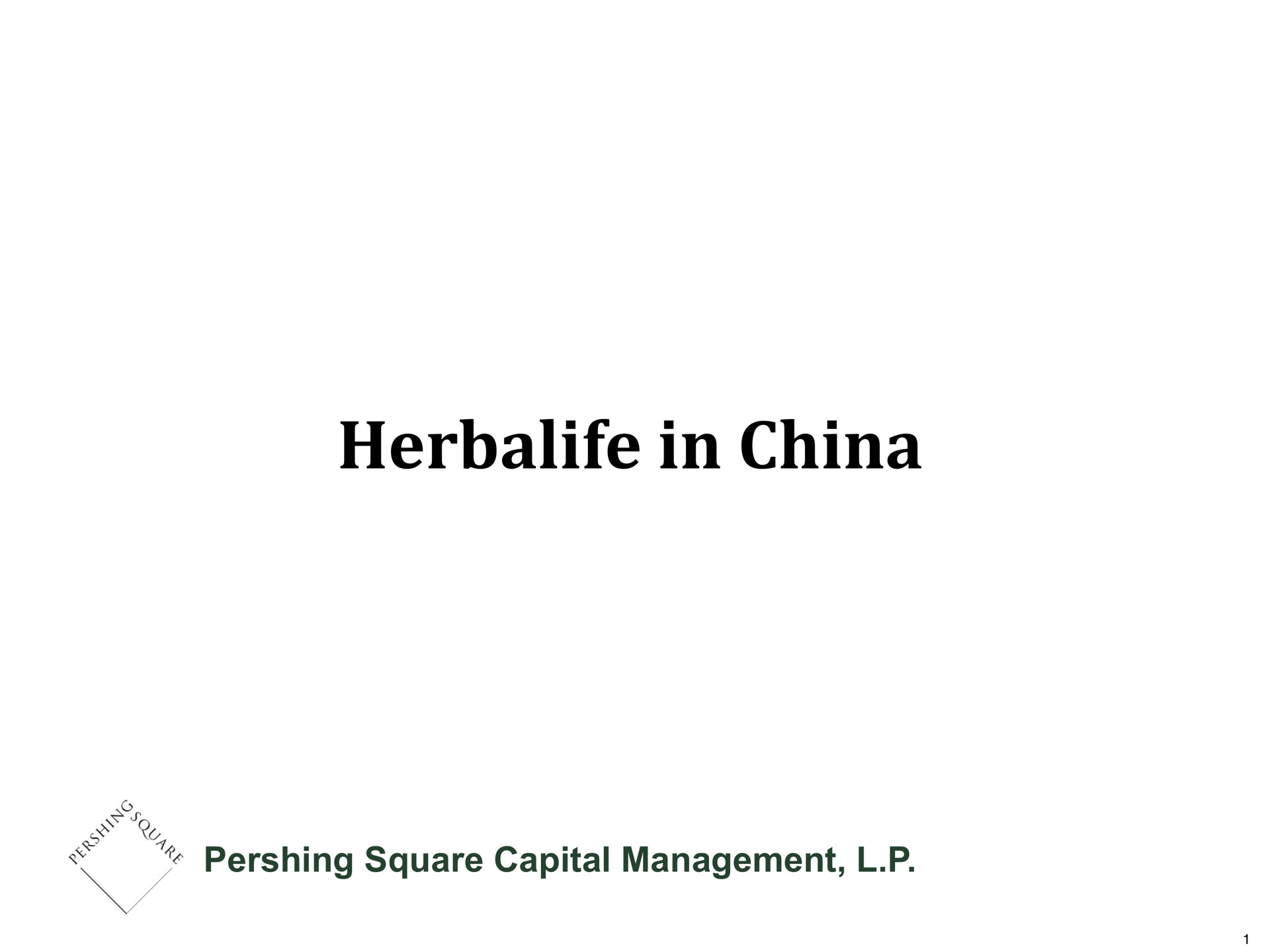 in china square capital management | Pershing Square