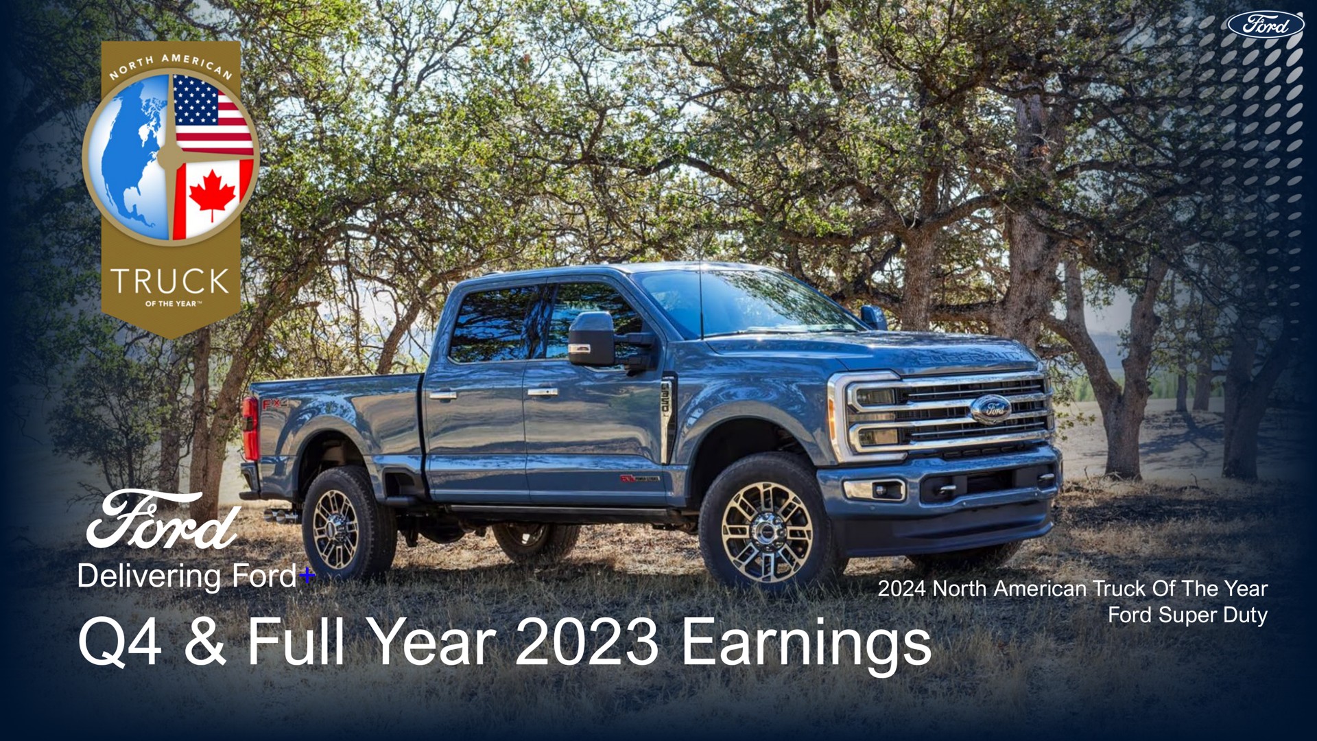 delivering ford full year earnings a delivering ford | Ford