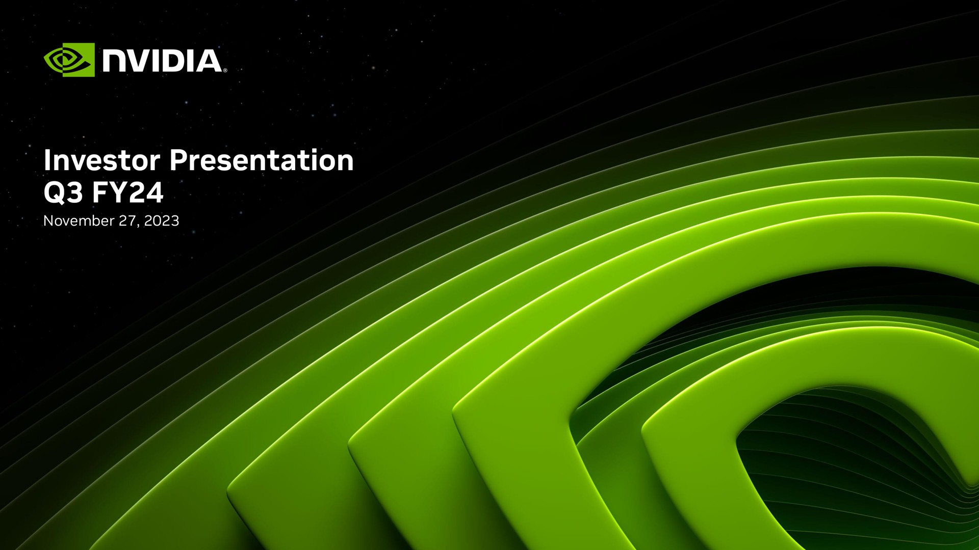 investor presentation | NVIDIA