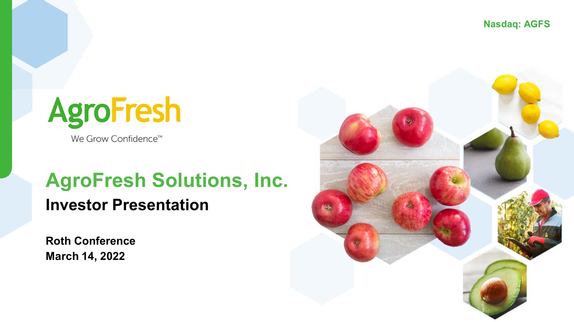 solutions investor presentation | AgroFresh