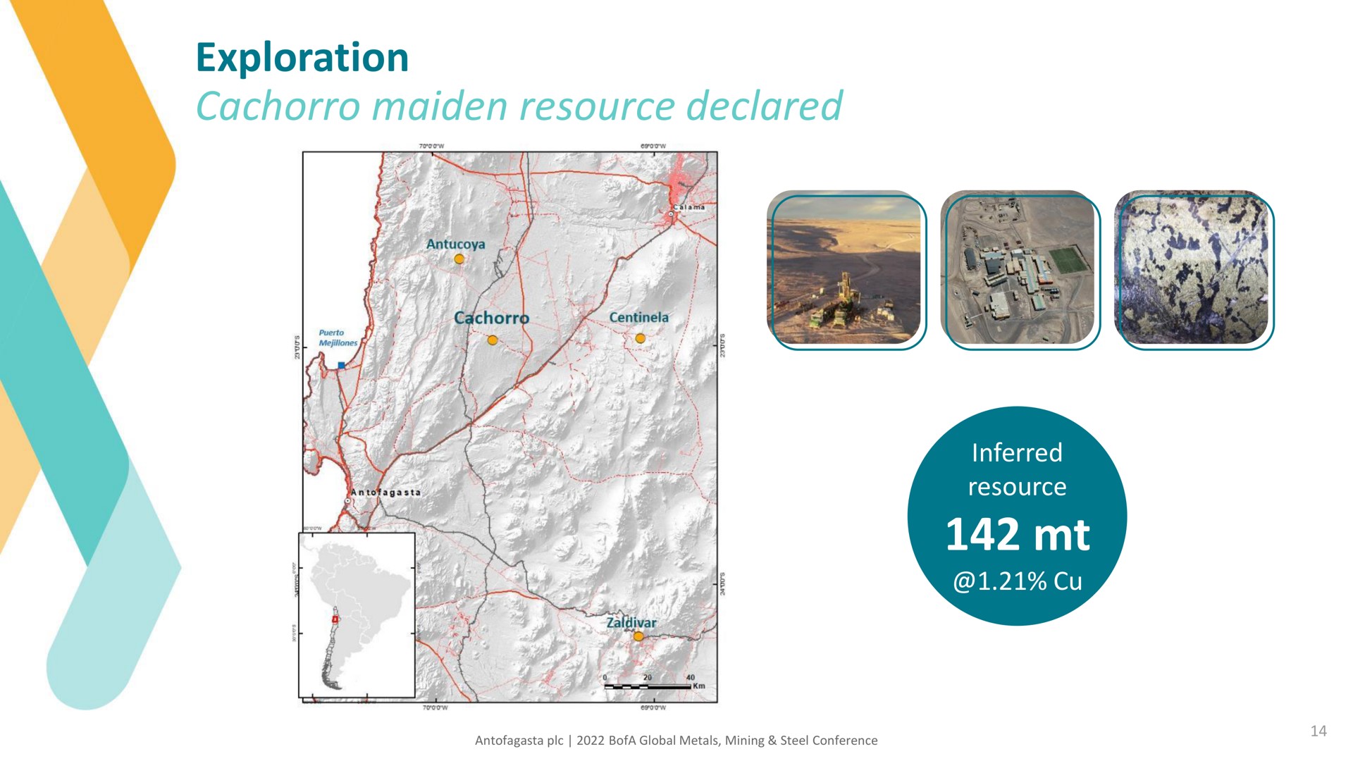 exploration maiden resource declared ale | Antofagasta