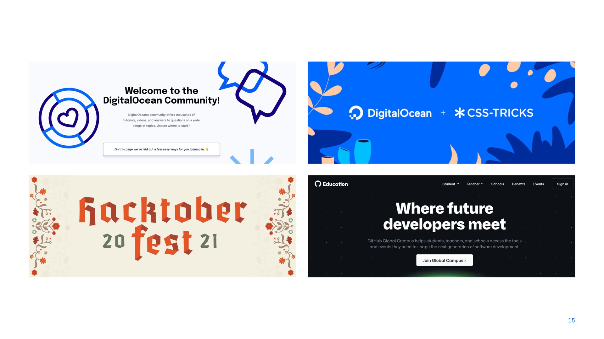 welcome to the community ber fest developers meet | DigitalOcean