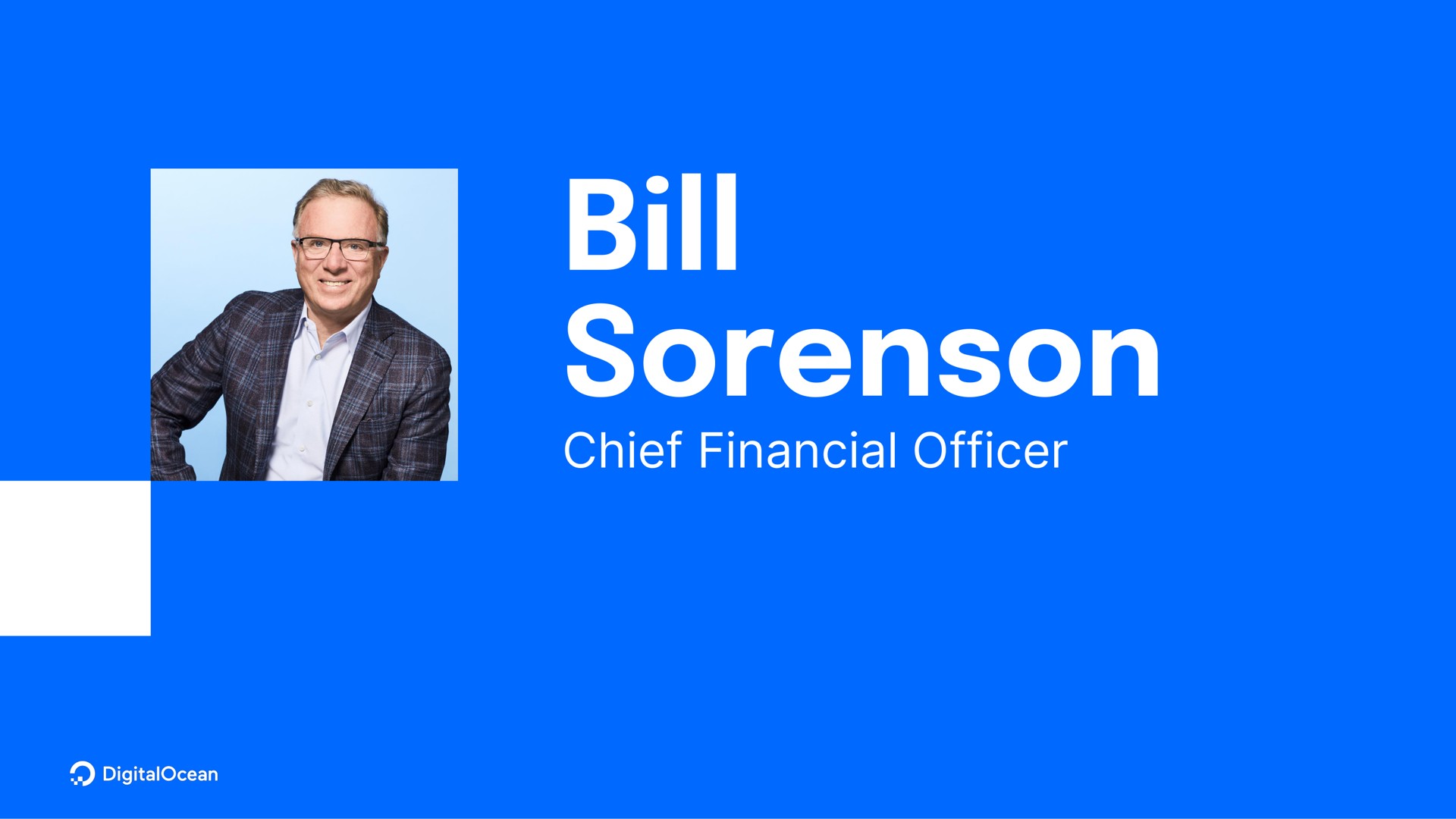 bill chief financial officer at | DigitalOcean