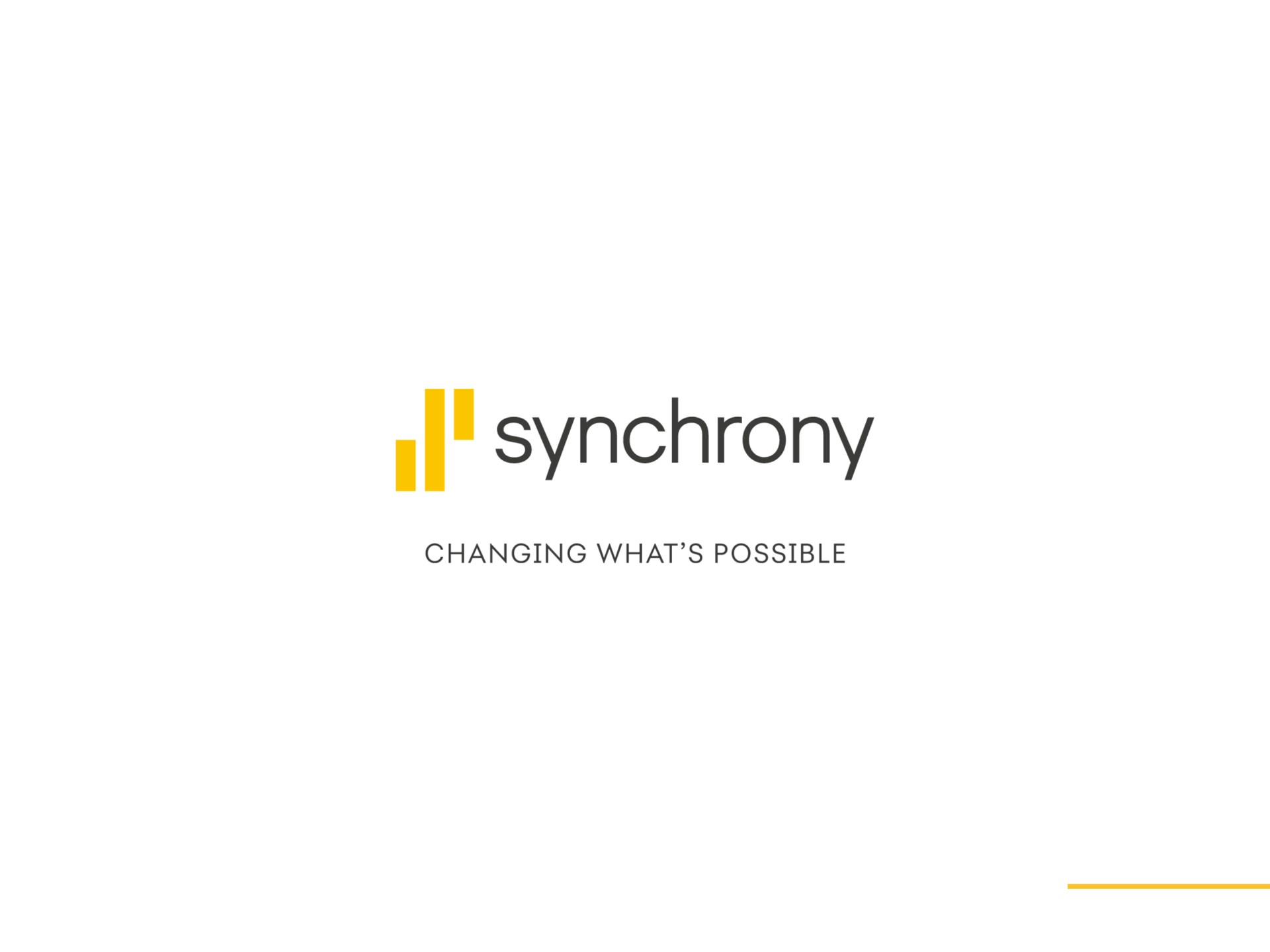 synchrony changing what possible | Synchrony Financial
