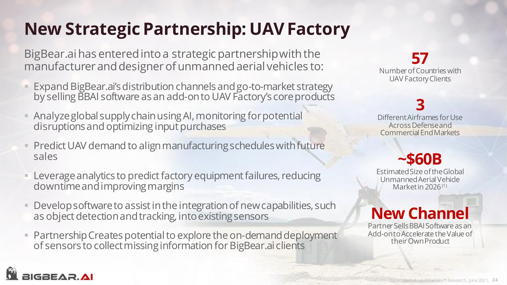 new strategic partnership factory new channel | Bigbear AI